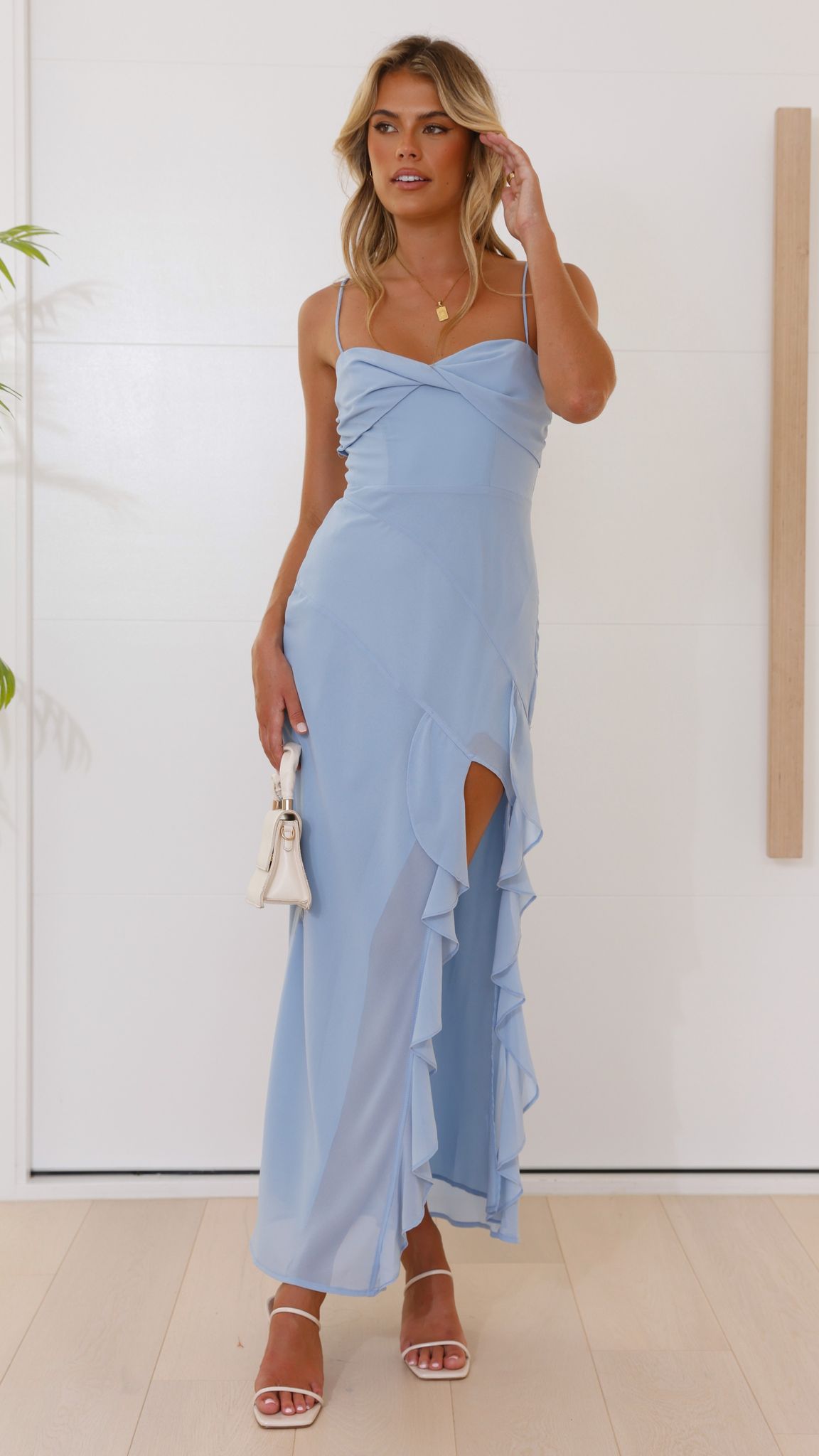 midi linen slip dress Linen Slip Dress