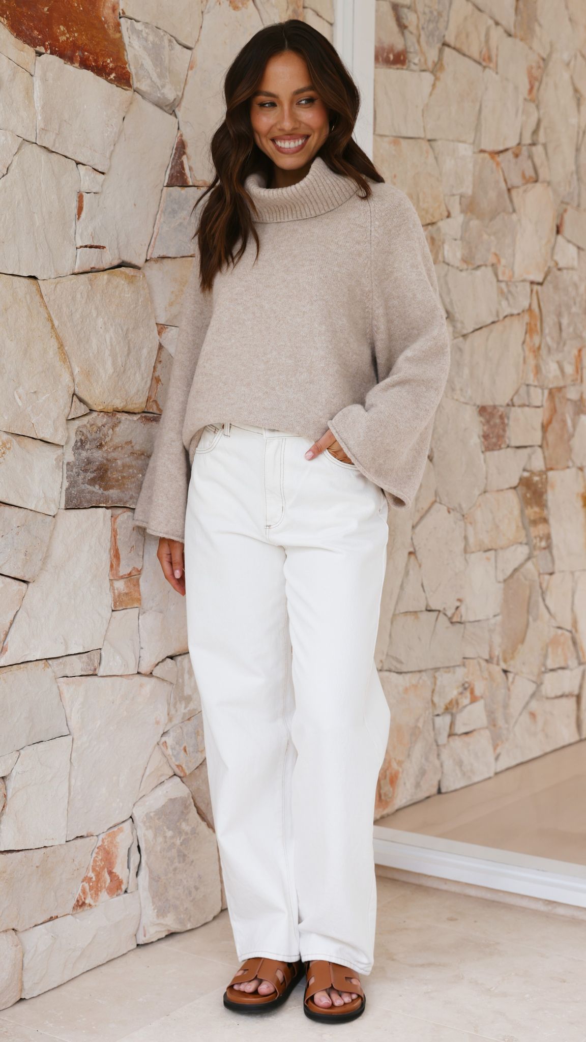 Jacques Knitted Jumper - Oatmeal - Billy J