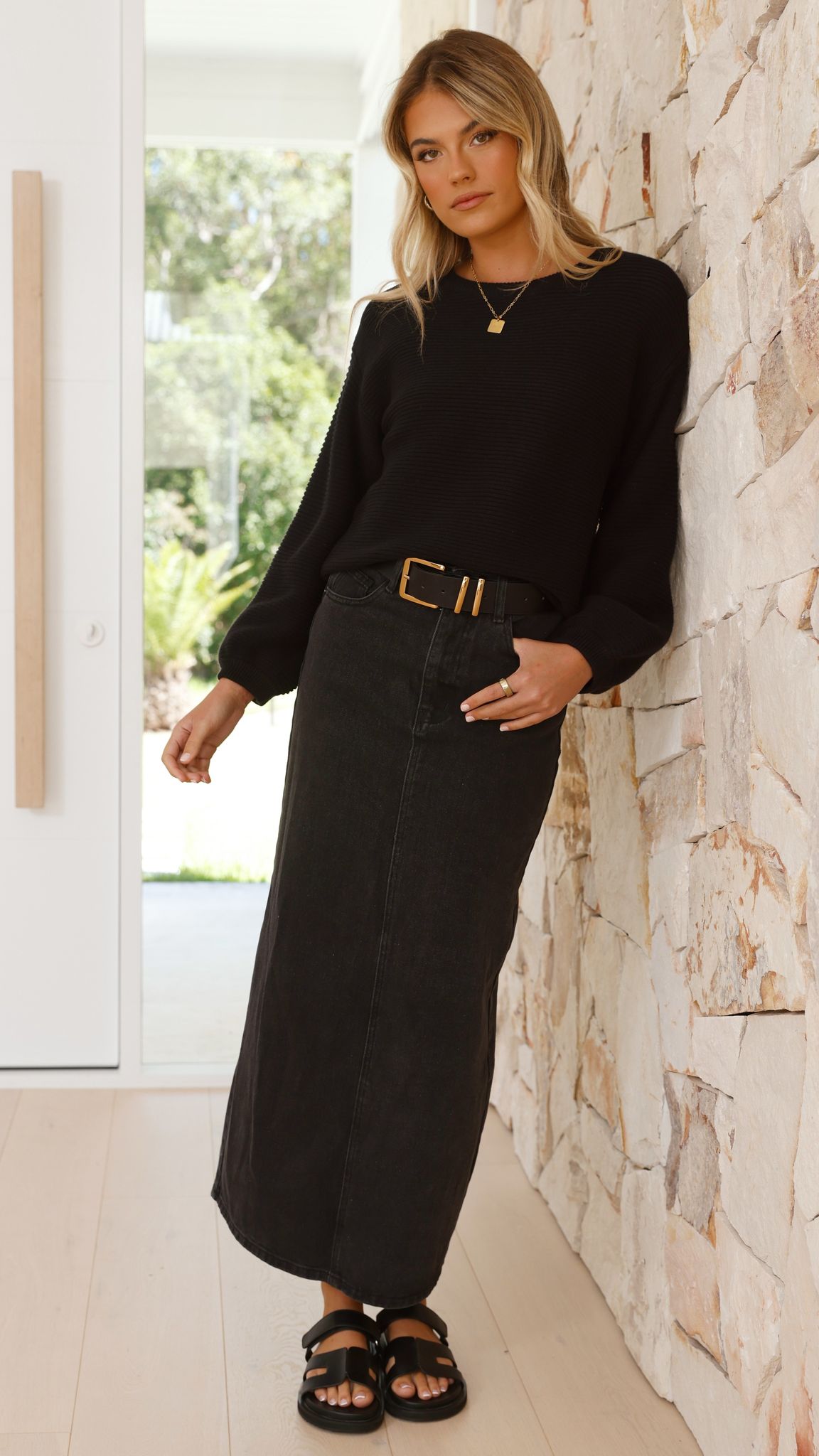 Carmel Knit - Black - Billy J