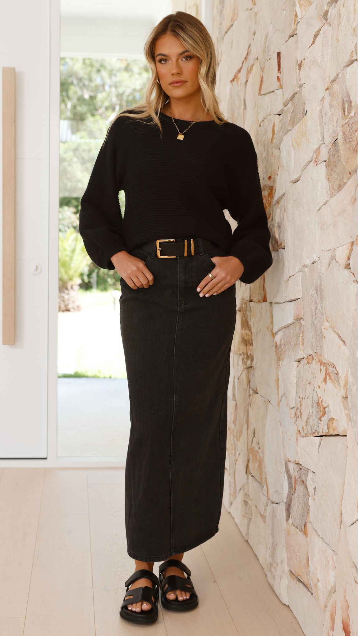 Carmel Knit - Black - Billy J