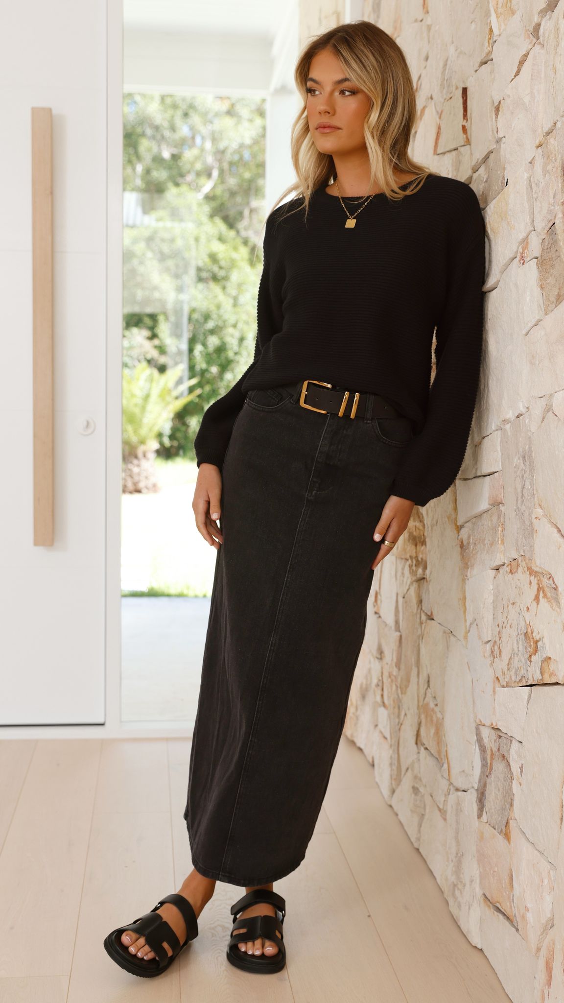 Carmel Knit - Black - Billy J