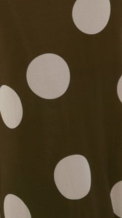 Blaine Maxi Dress - Chocolate/Beige Polka - Billy J