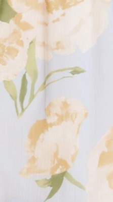 Chase Off Shoulder Maxi Dress - Blue/Peach Floral - Billy J