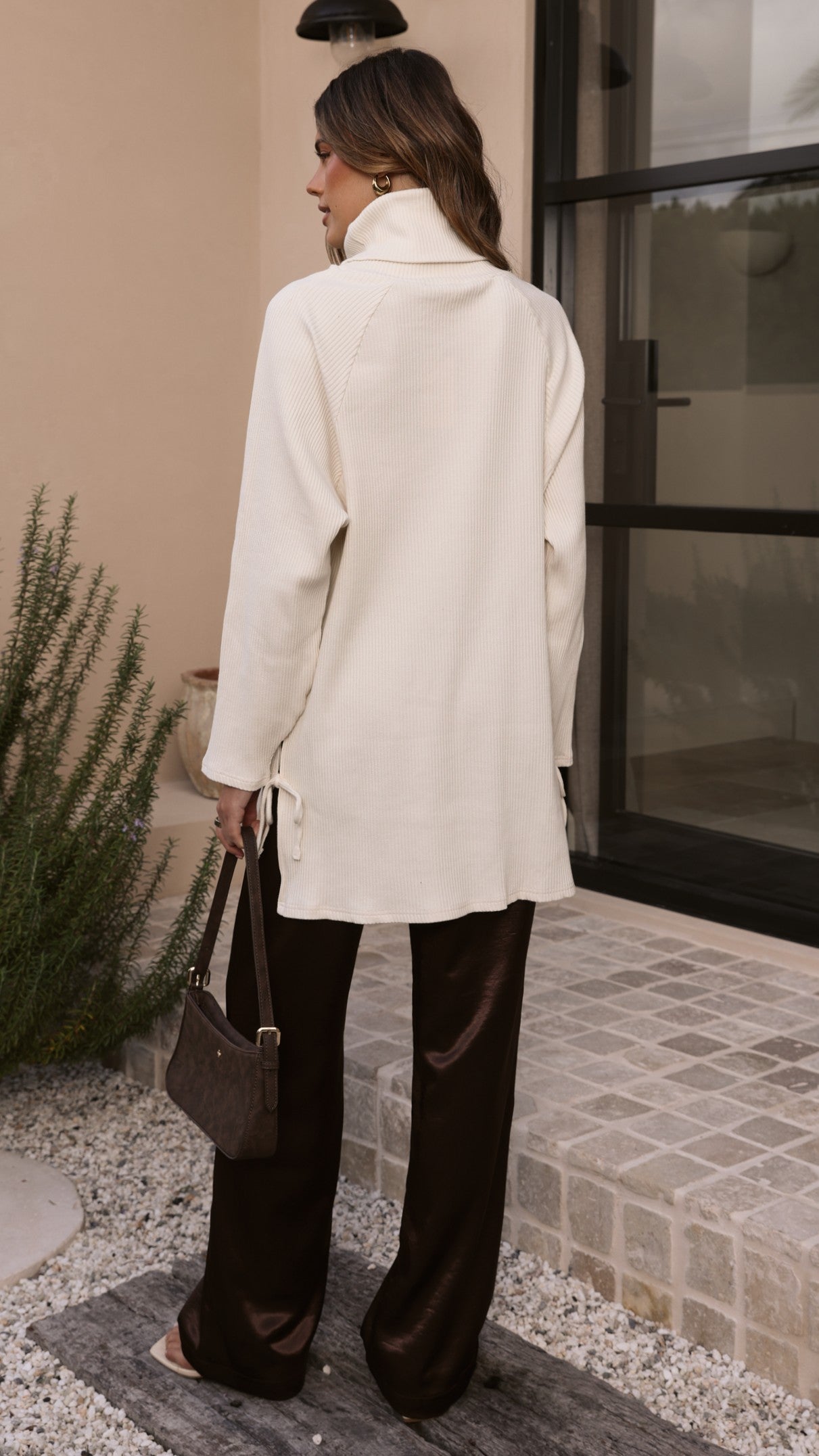 Ravio Oversized Rib Knit - Cream - Billy J
