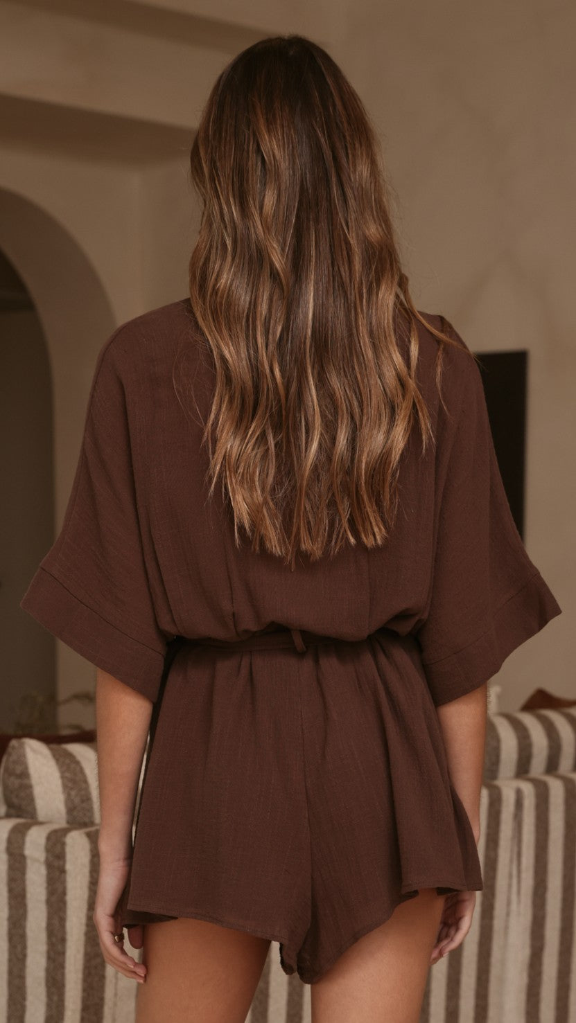 Vern Playsuit - Chocolate - Billy J