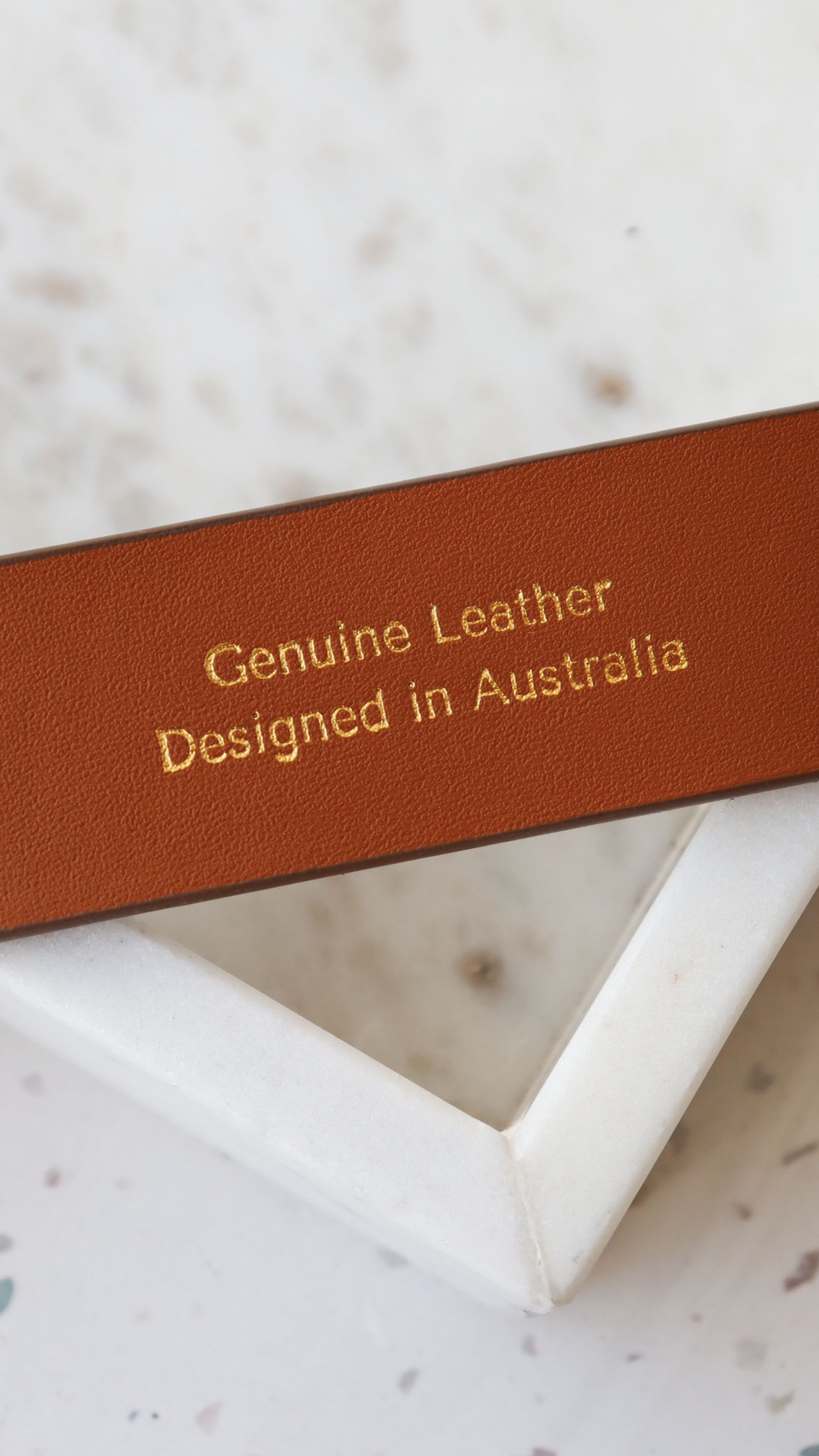 Mocha Genuine Suede Everyday Belt - Mocha Genuine Leather - Billy J