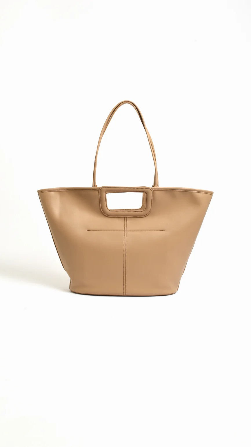 Stitched Tote Bag - Nude - Billy J