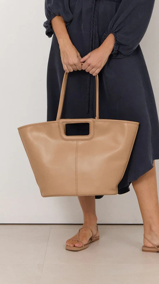 Stitched Tote Bag - Nude - Billy J