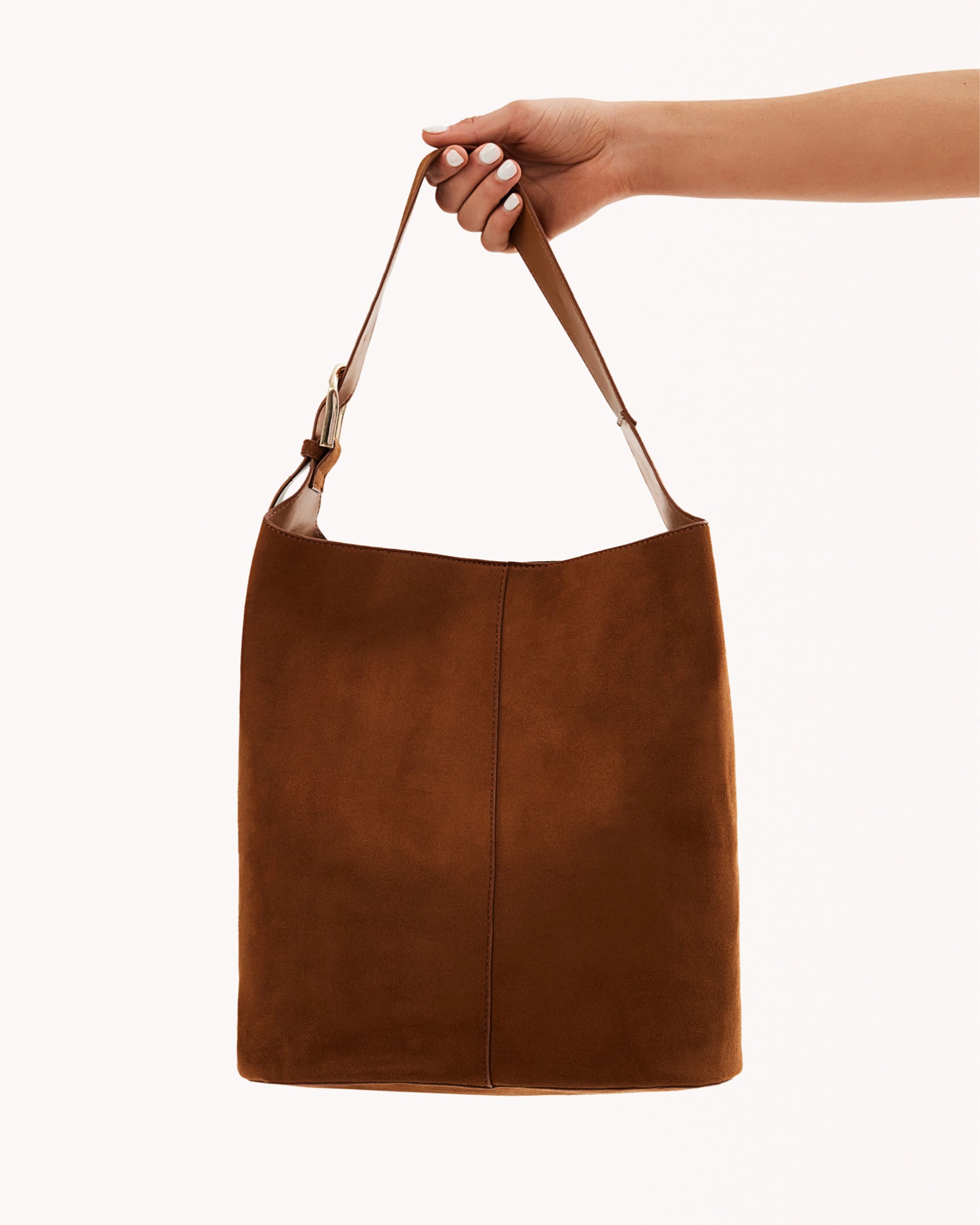 Cali Shoulder Bag - Tan Suede - Billy J