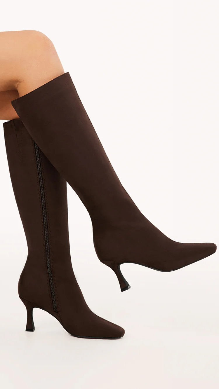 Corbin Boots - Dark Cacao Suede - Billy J