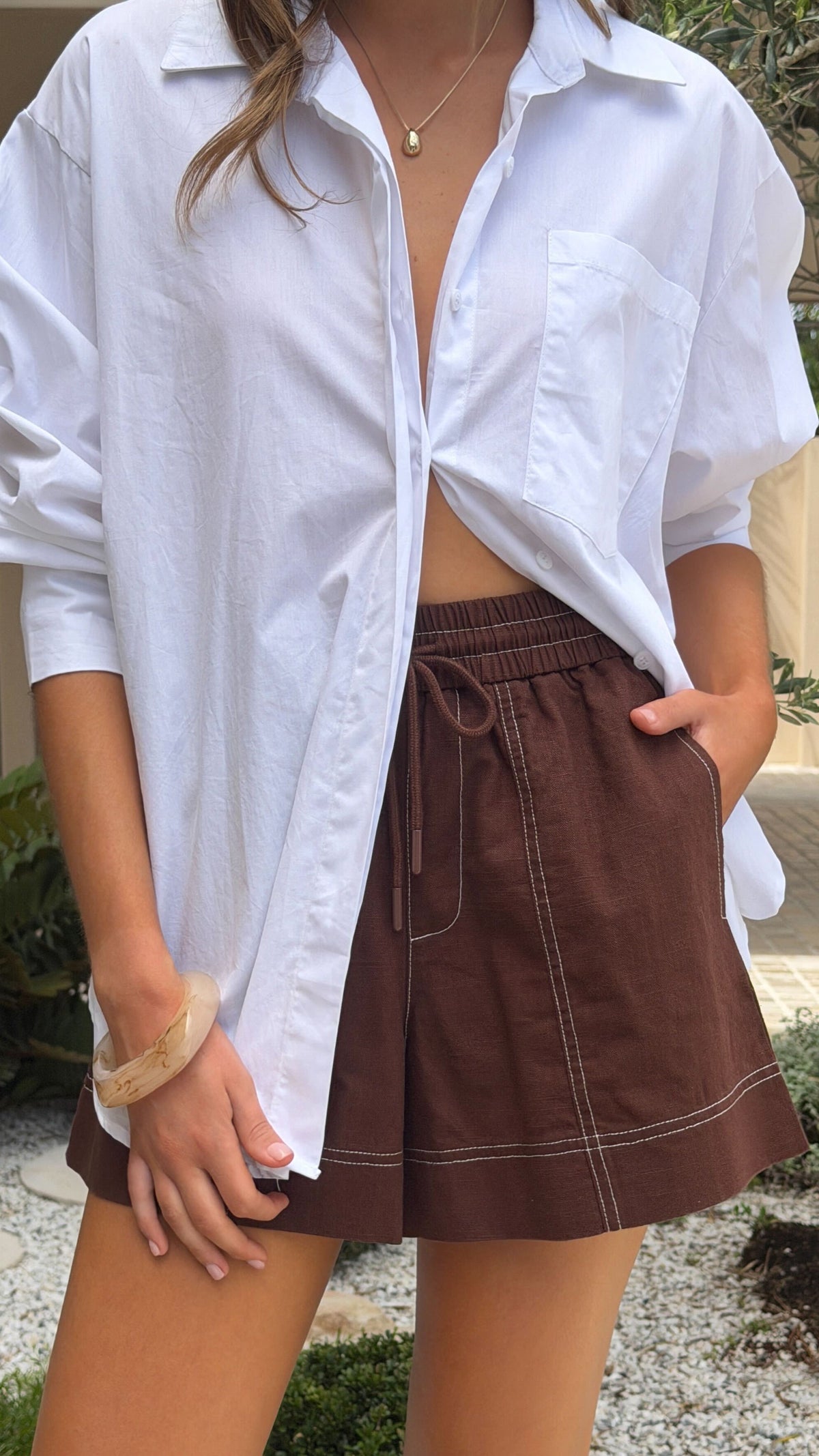 Zinna Shorts - Chocolate - Billy J