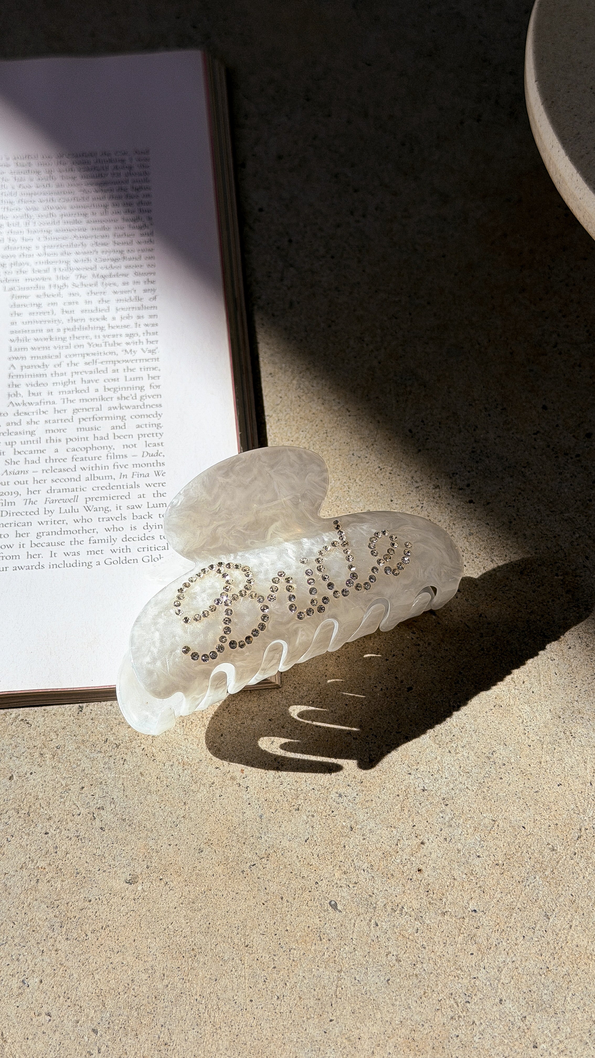 Bride Diamante Hairclip - White - Billy J