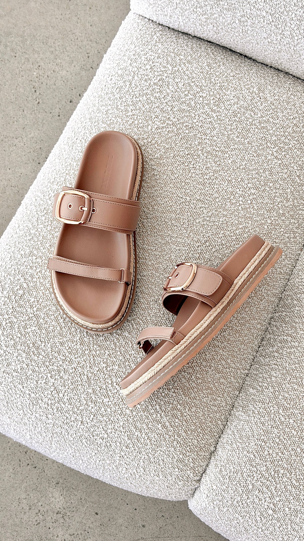 Tabitha Slide - Light Cashew - Billy J
