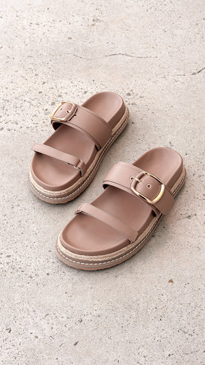 Tabitha Slide - Light Cashew - Billy J