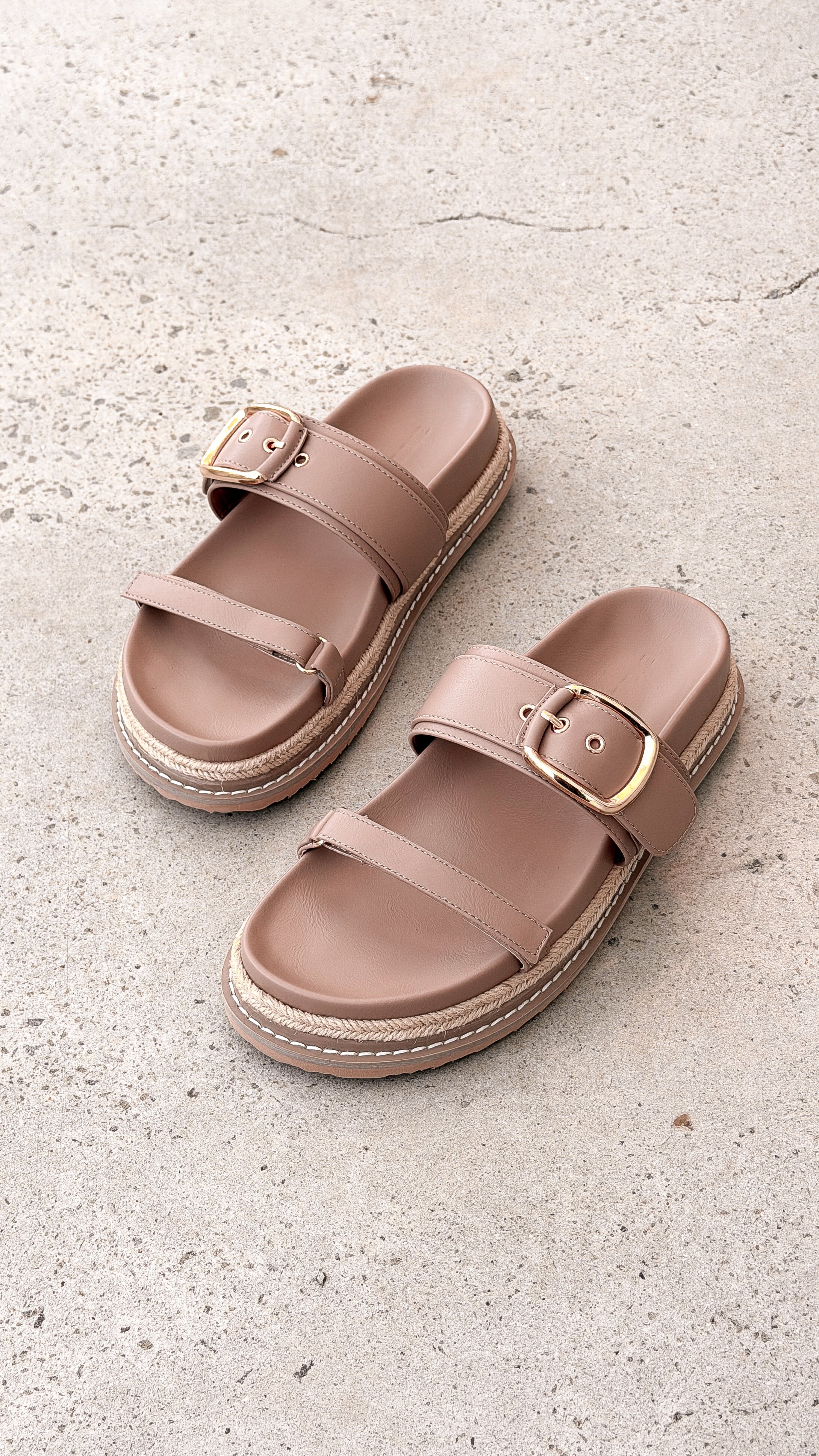 Tabitha Slide - Light Cashew - Billy J