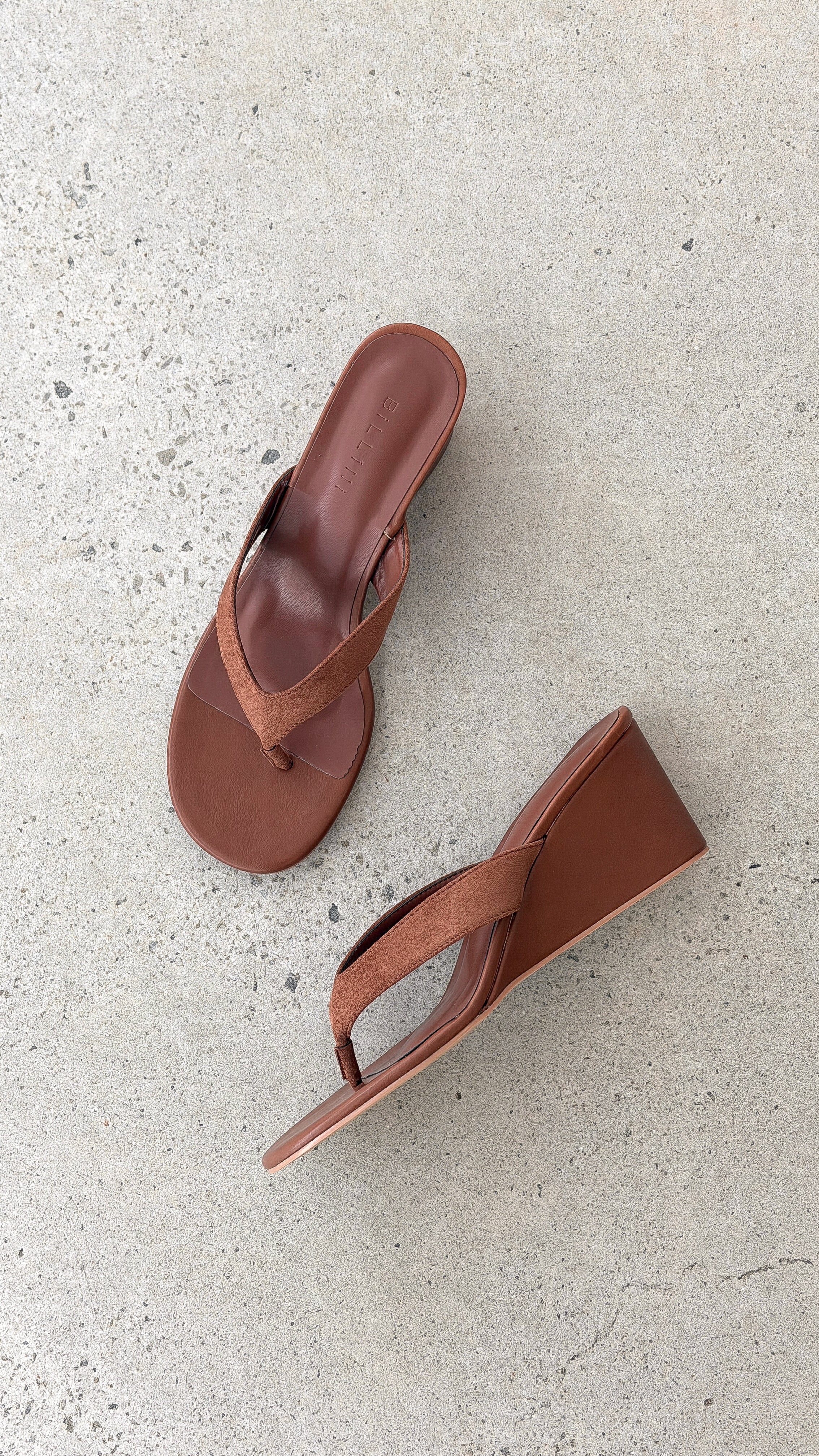 Tiggy Wedge - Pecan Suede - Billy J