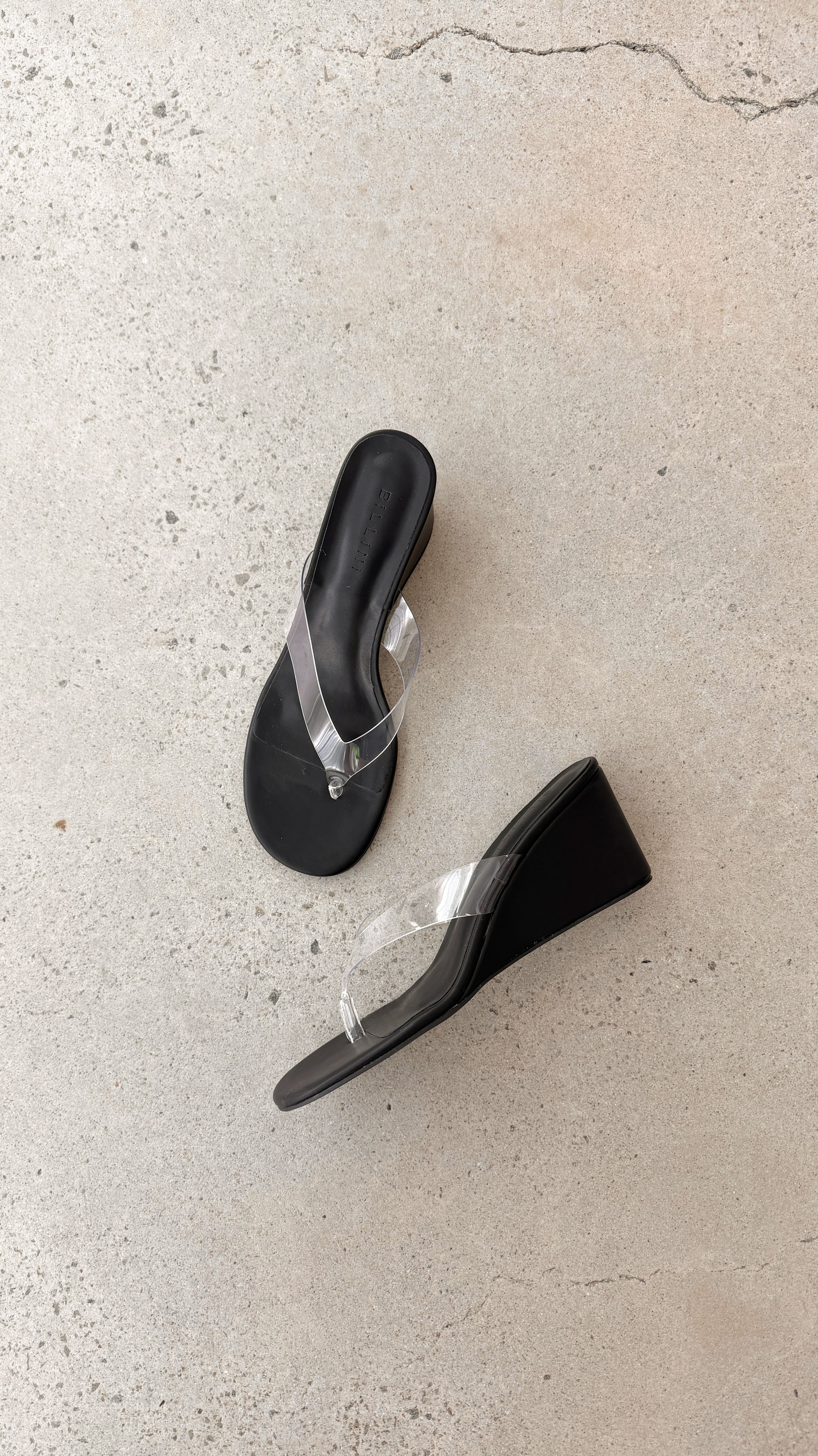 Tiggy Wedge - Clear / Black - Billy J