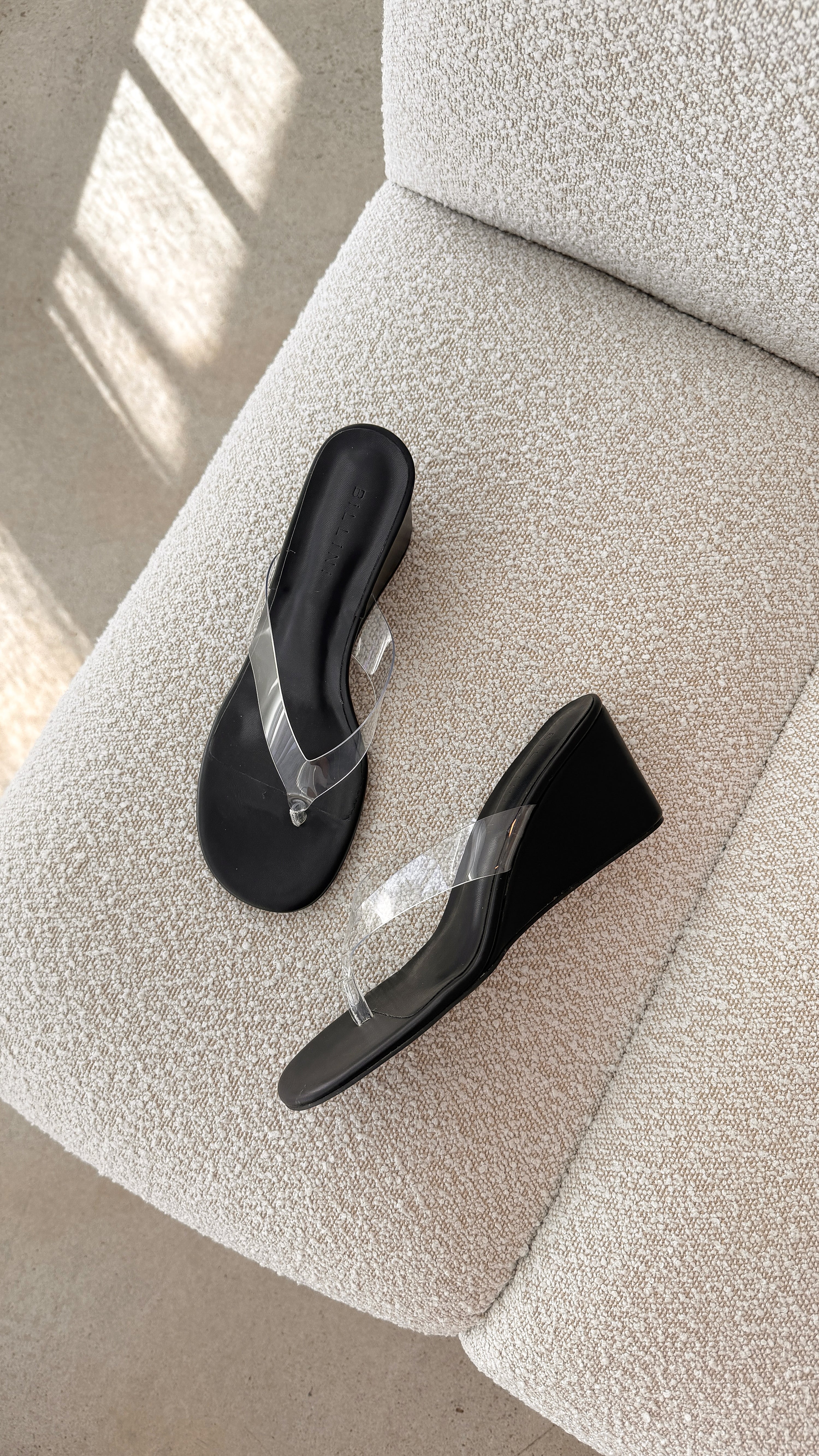 Tiggy Wedge - Clear / Black - Billy J