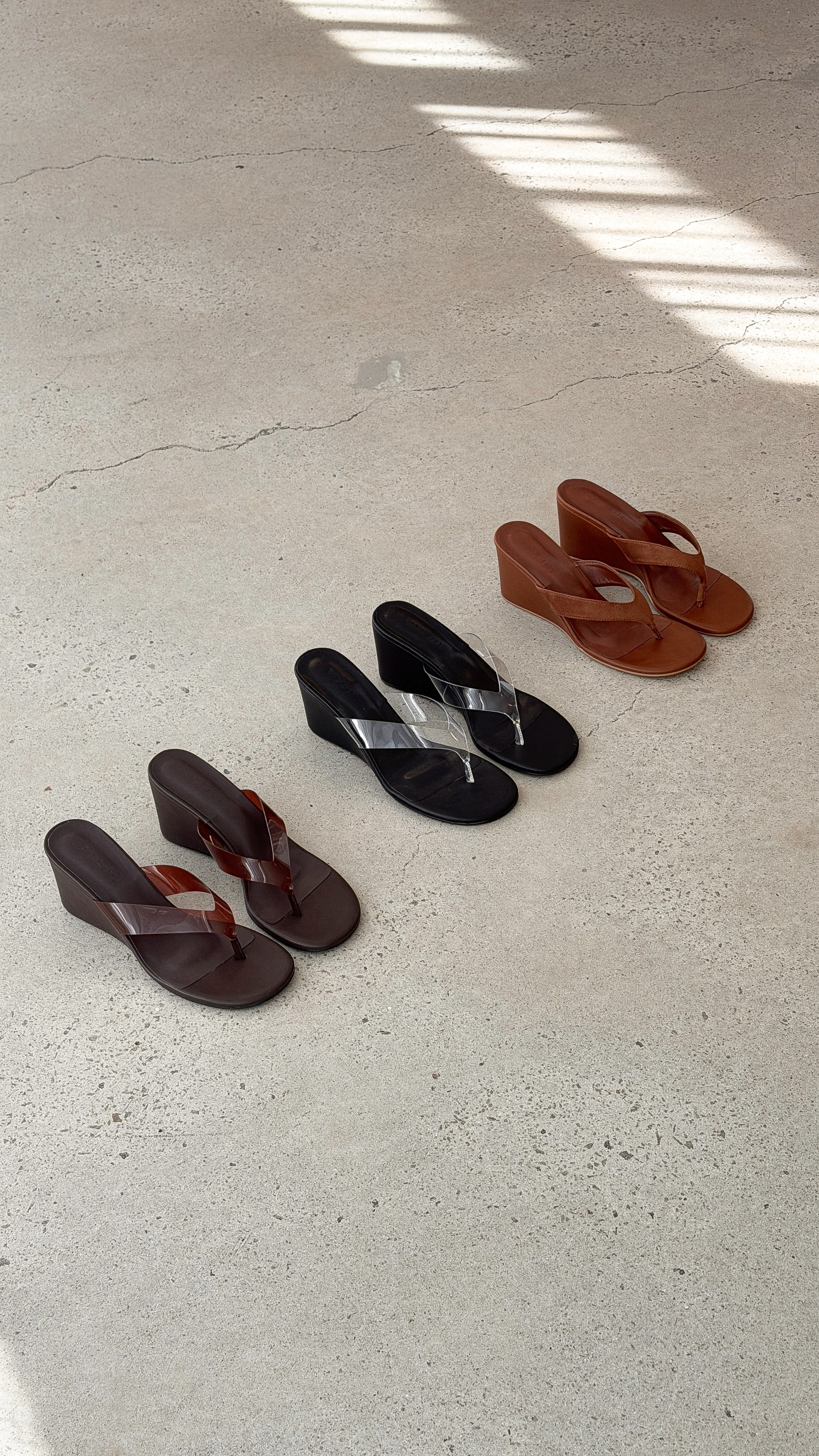 Tiggy Wedge - Clear / Black - Billy J