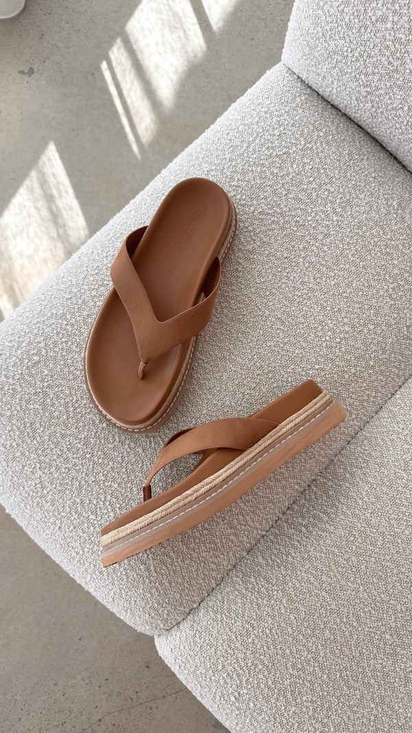Arley Slide - Sandstone Suede - Billy J