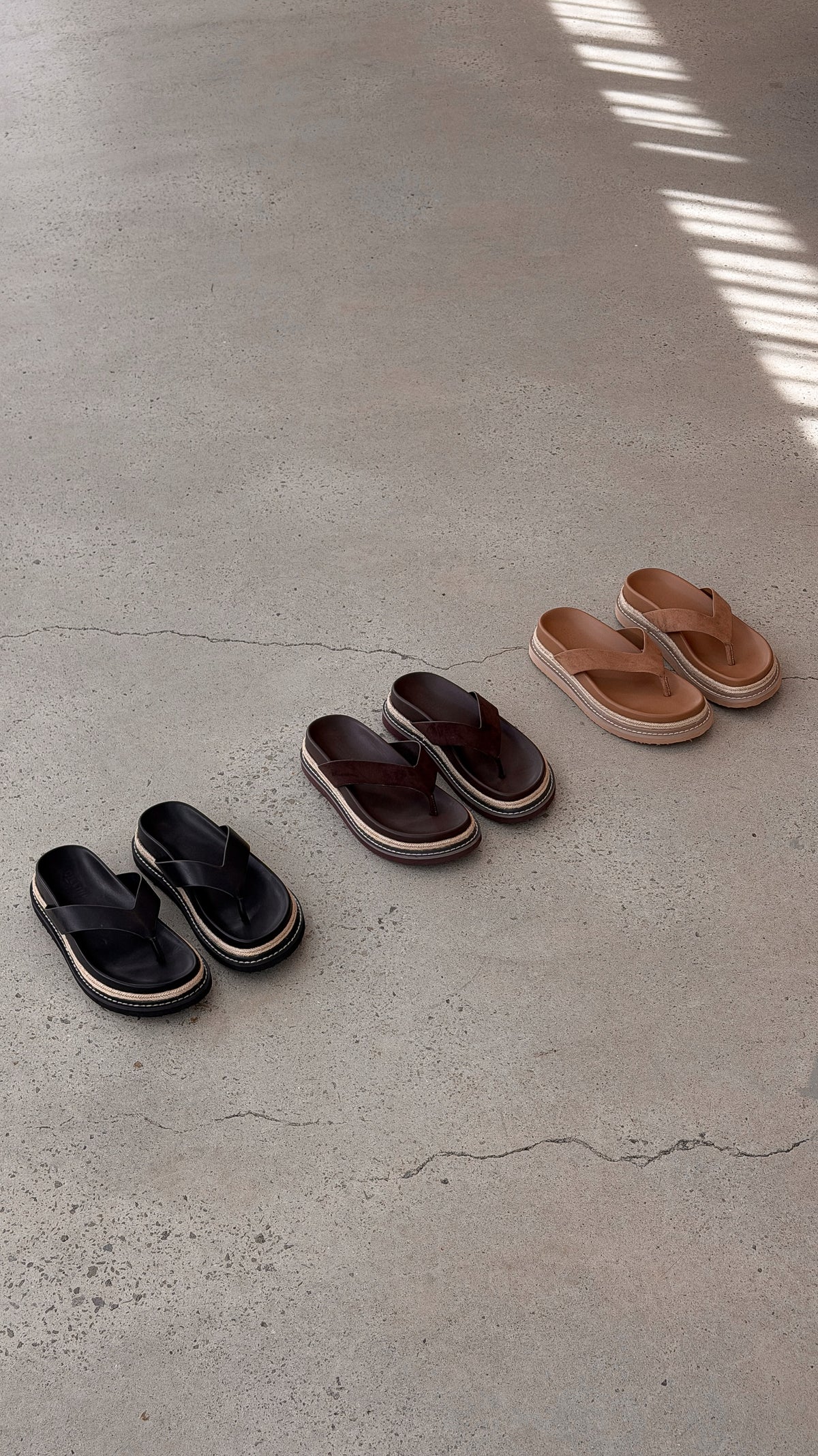 Arley Slide - Cocoa Faux Suede - Billy J