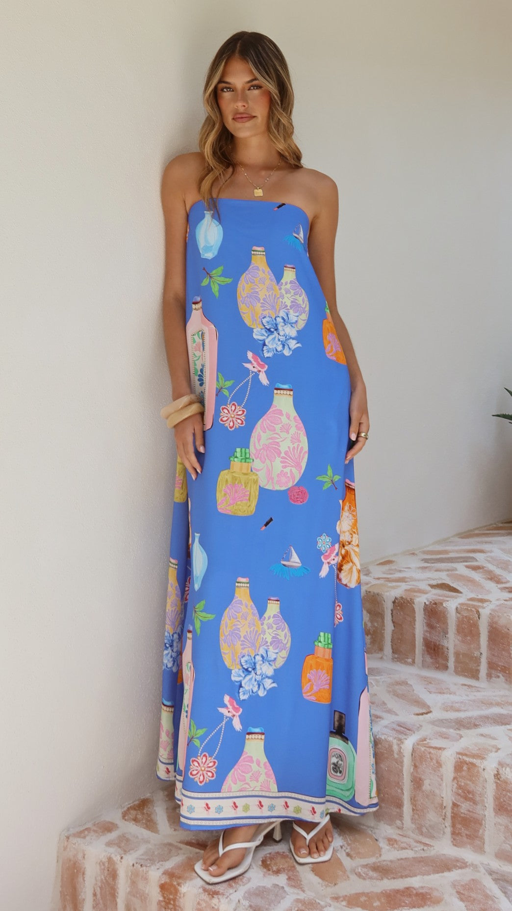 Elida Strapless Maxi Dress - Perfume Dreams - Billy J