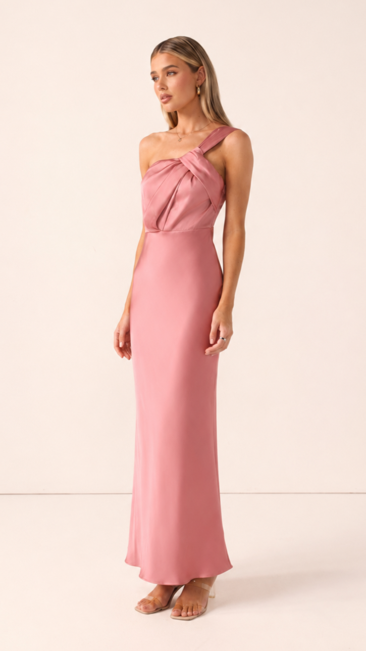 Greta Maxi Dress - Baked Rose - Billy J