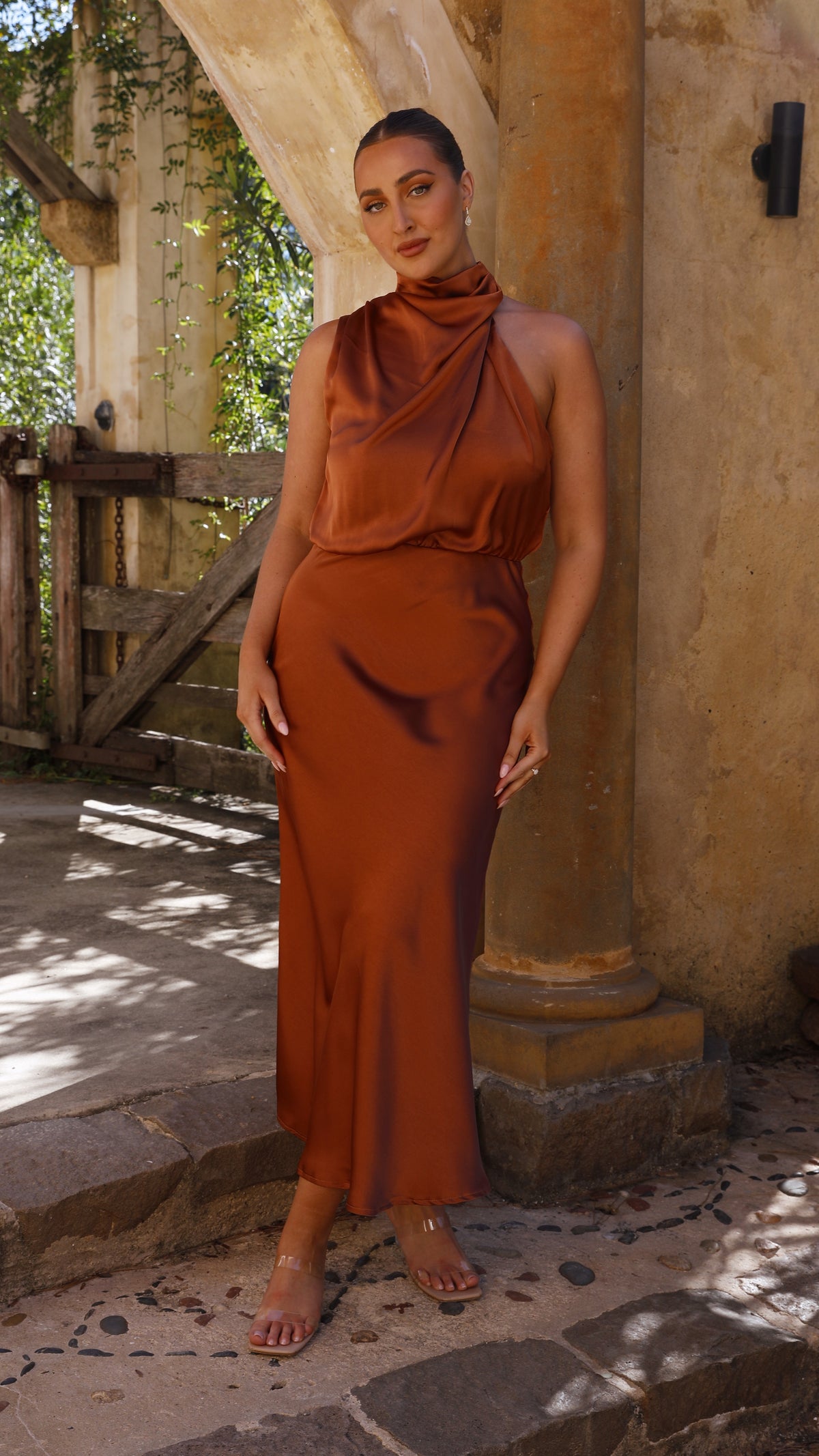 esther maxi dress billy j 6 / Wine