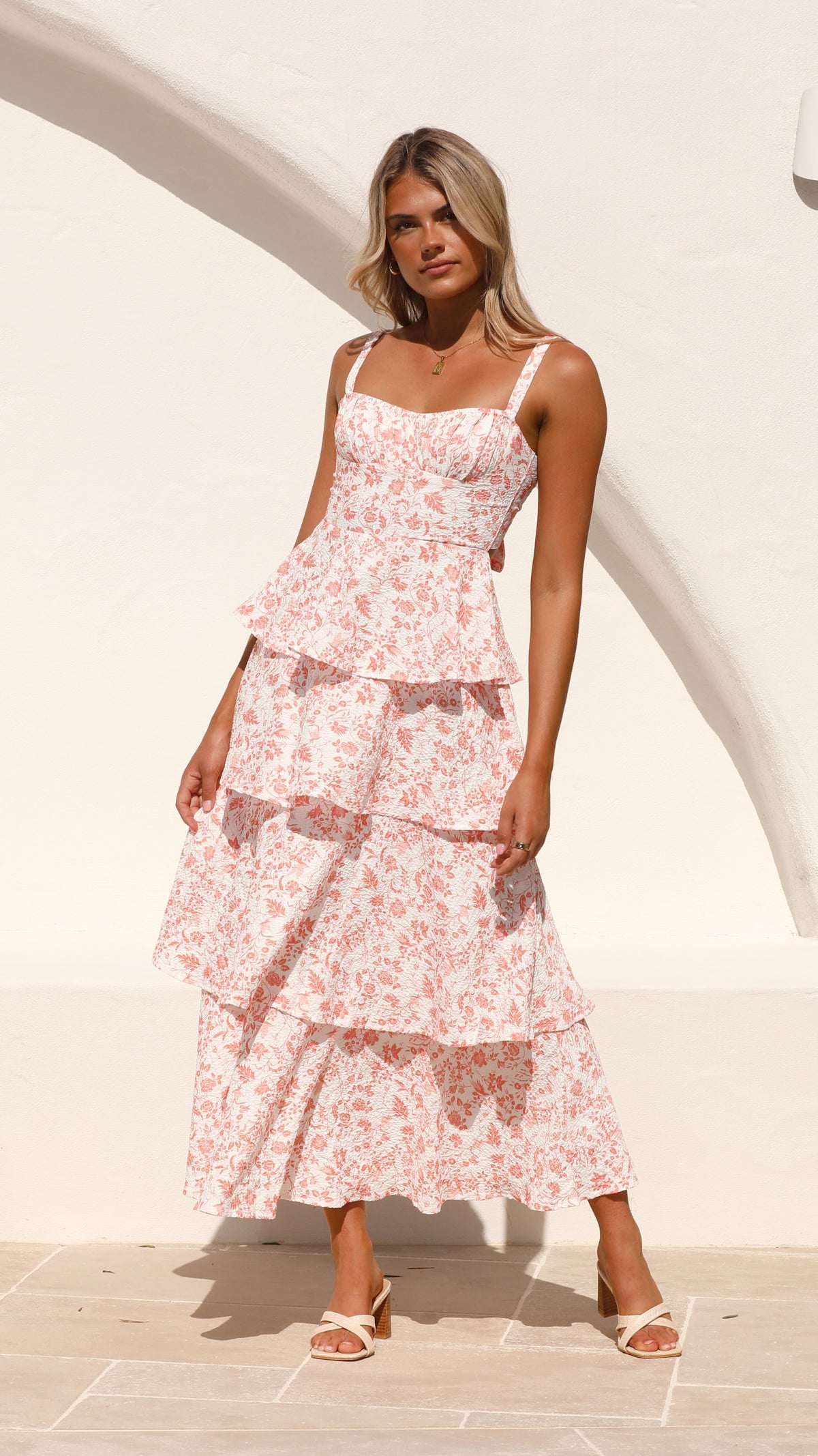 Page Maxi Dress - Pink Floral - Buy Women's Dresses - Billy J