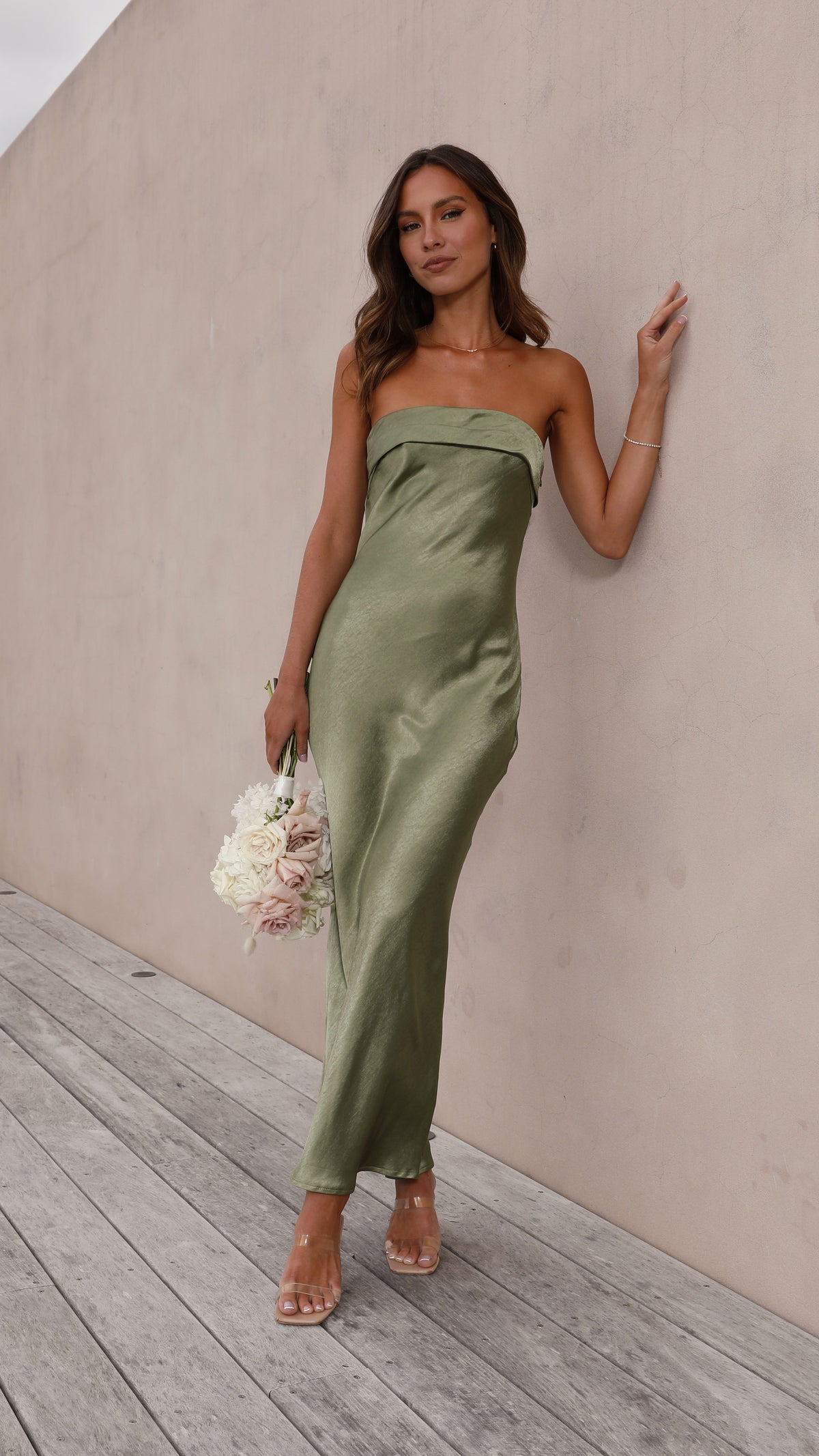 Gisele Maxi Dress - Olive - Buy Women's Dresses