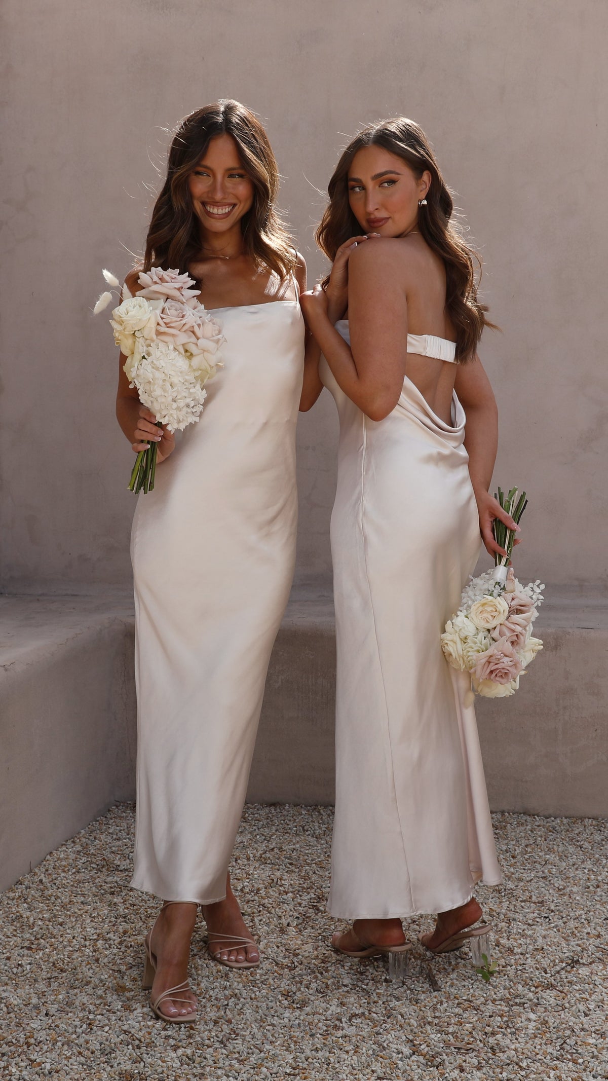 gisele maxi dress billy j Gisele Maxi Dress - Champagne