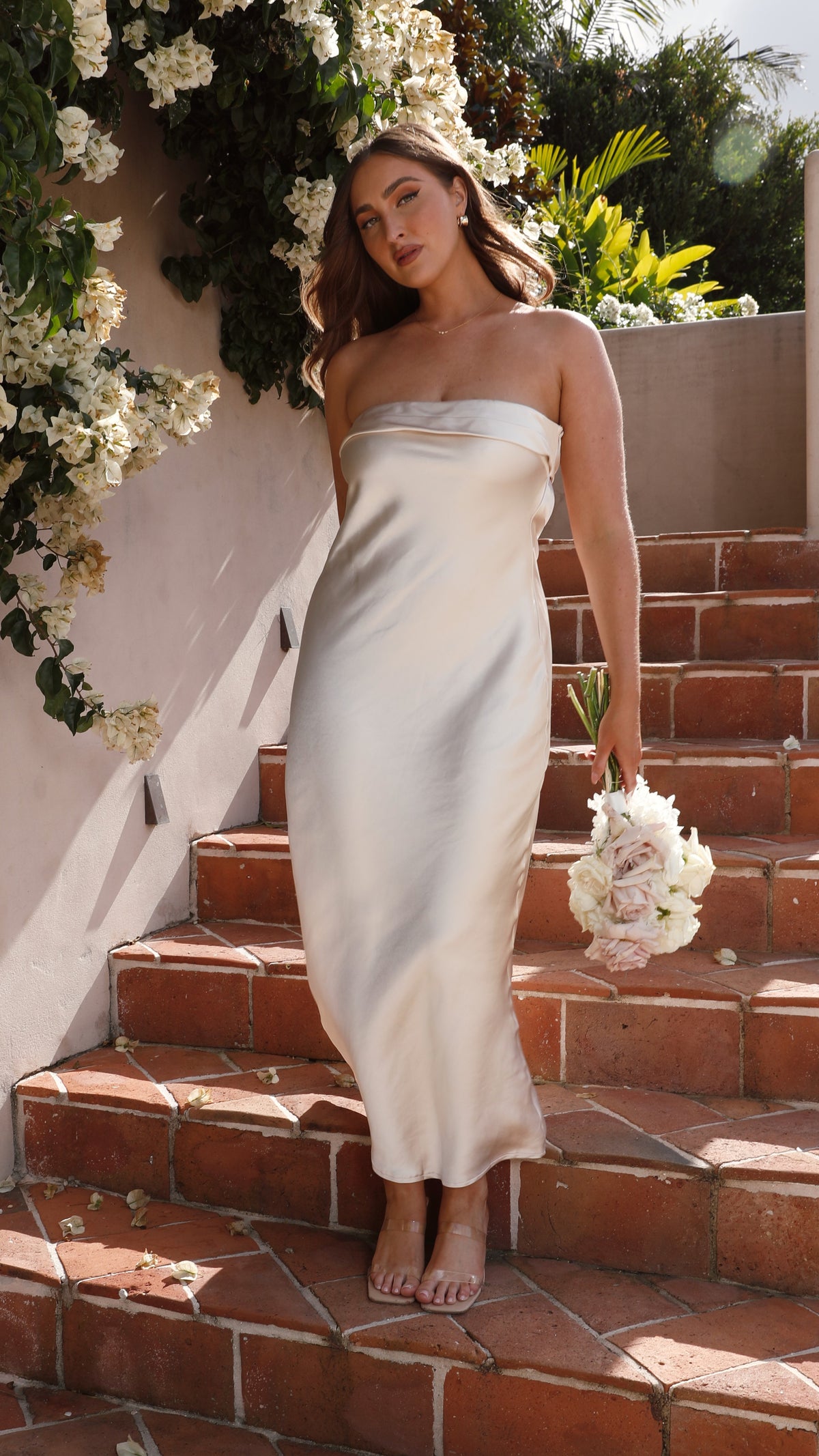 billy j gisele maxi dress Gisele Maxi Dress - Champagne