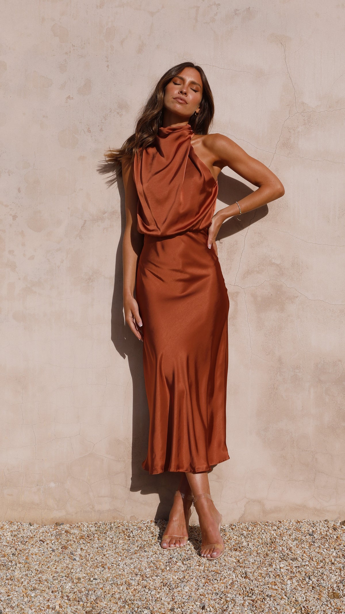 Esther Maxi Dress - Copper - Buy Women's Dresses