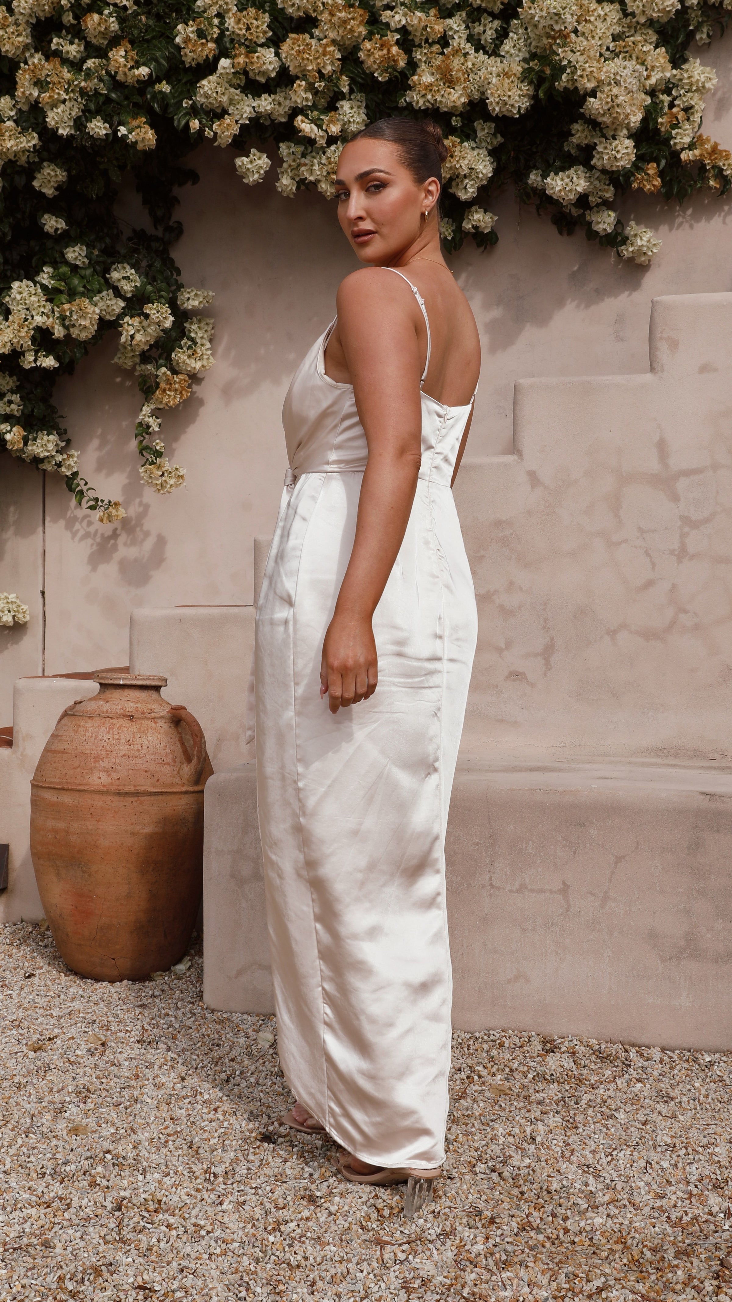 Tyra Maxi Dress - Champagne - Billy J