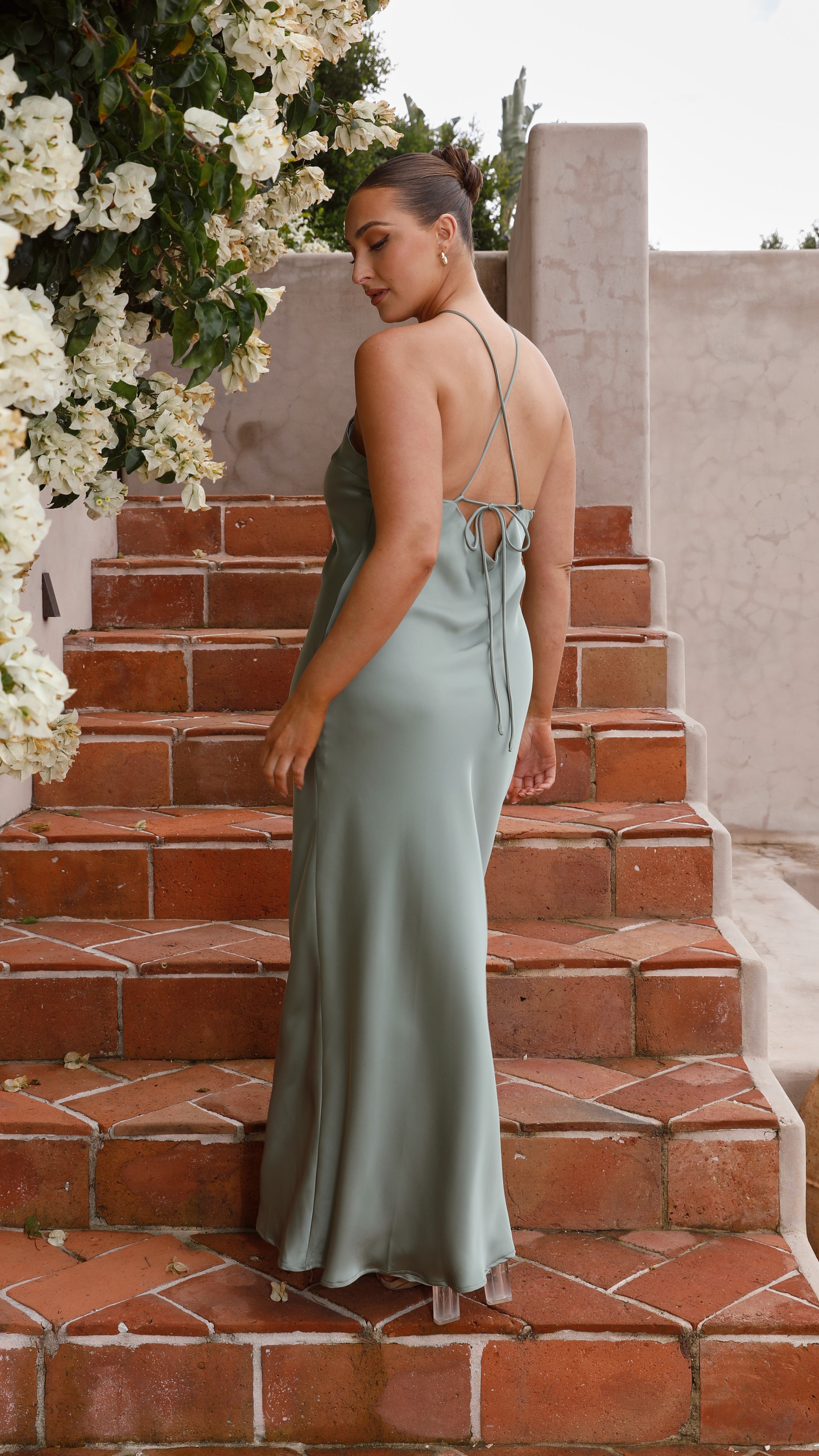 Chiara Maxi Dress - Green - Buy Women's Dresses - Billy J