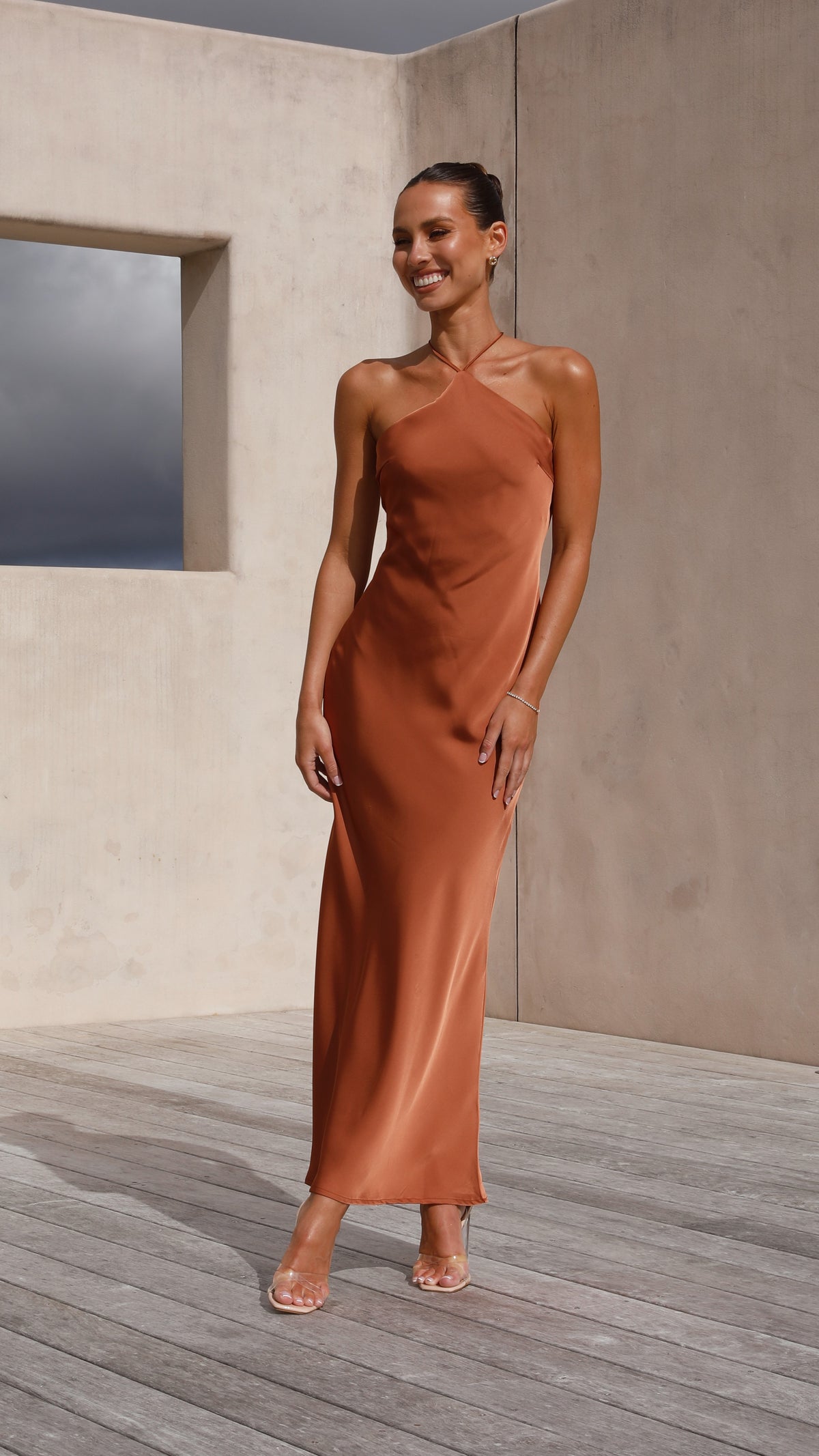 chiara maxi dress billy j 10 / Green