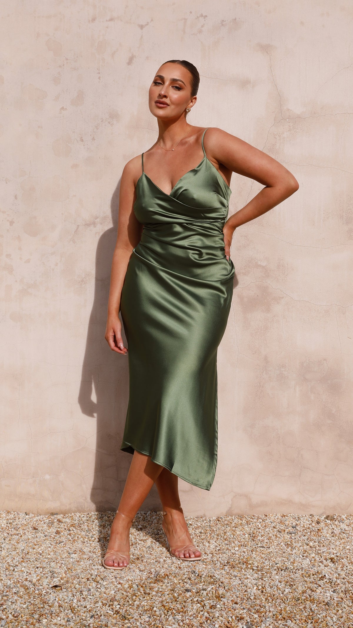 billy j monte midi dress Monte Midi Dress - Olive - Buy Women's Dresses