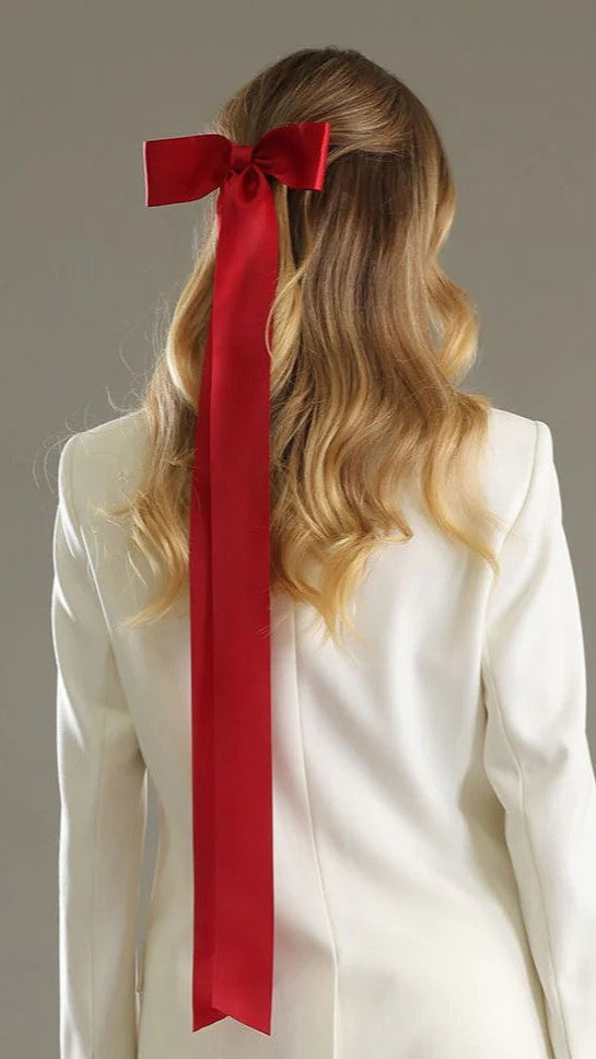Lala Hair Bow - Red - Billy J