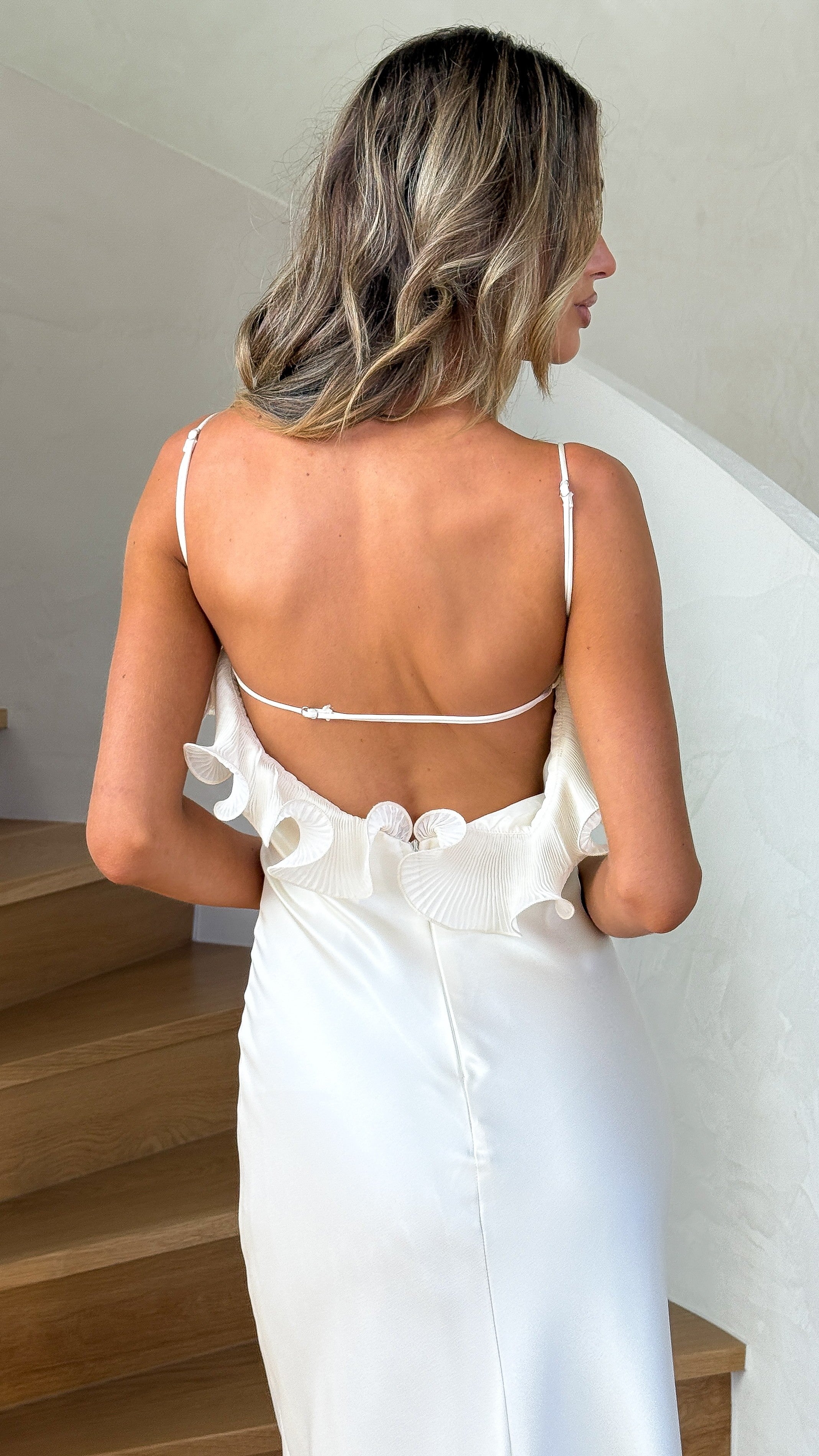 Eleanor Maxi Dress - Ivory - Billy J