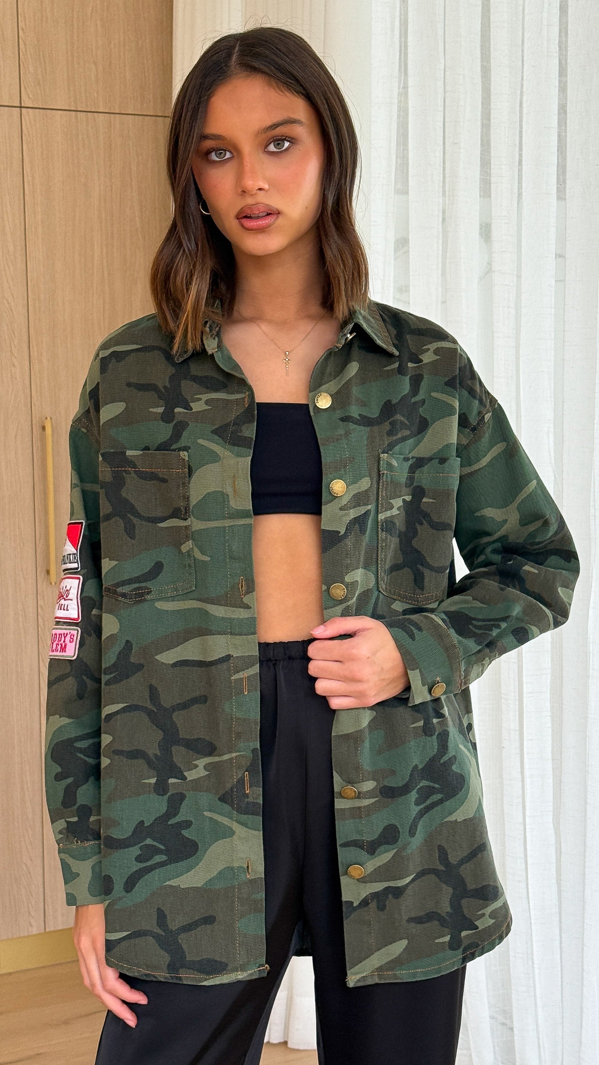 Kennedy Jacket - Green Camo - Billy J