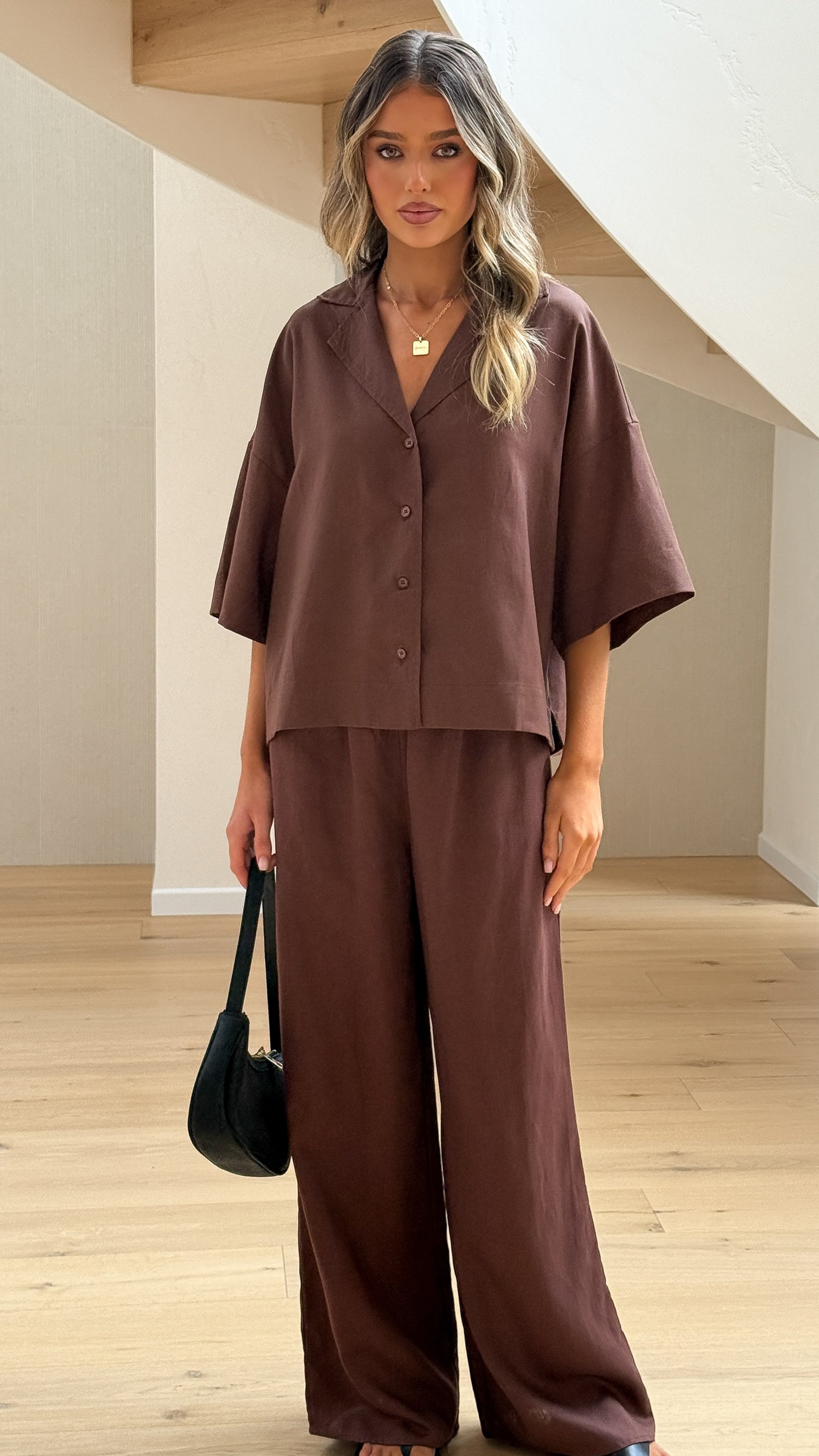 Luna Pants - Chocolate - Billy J