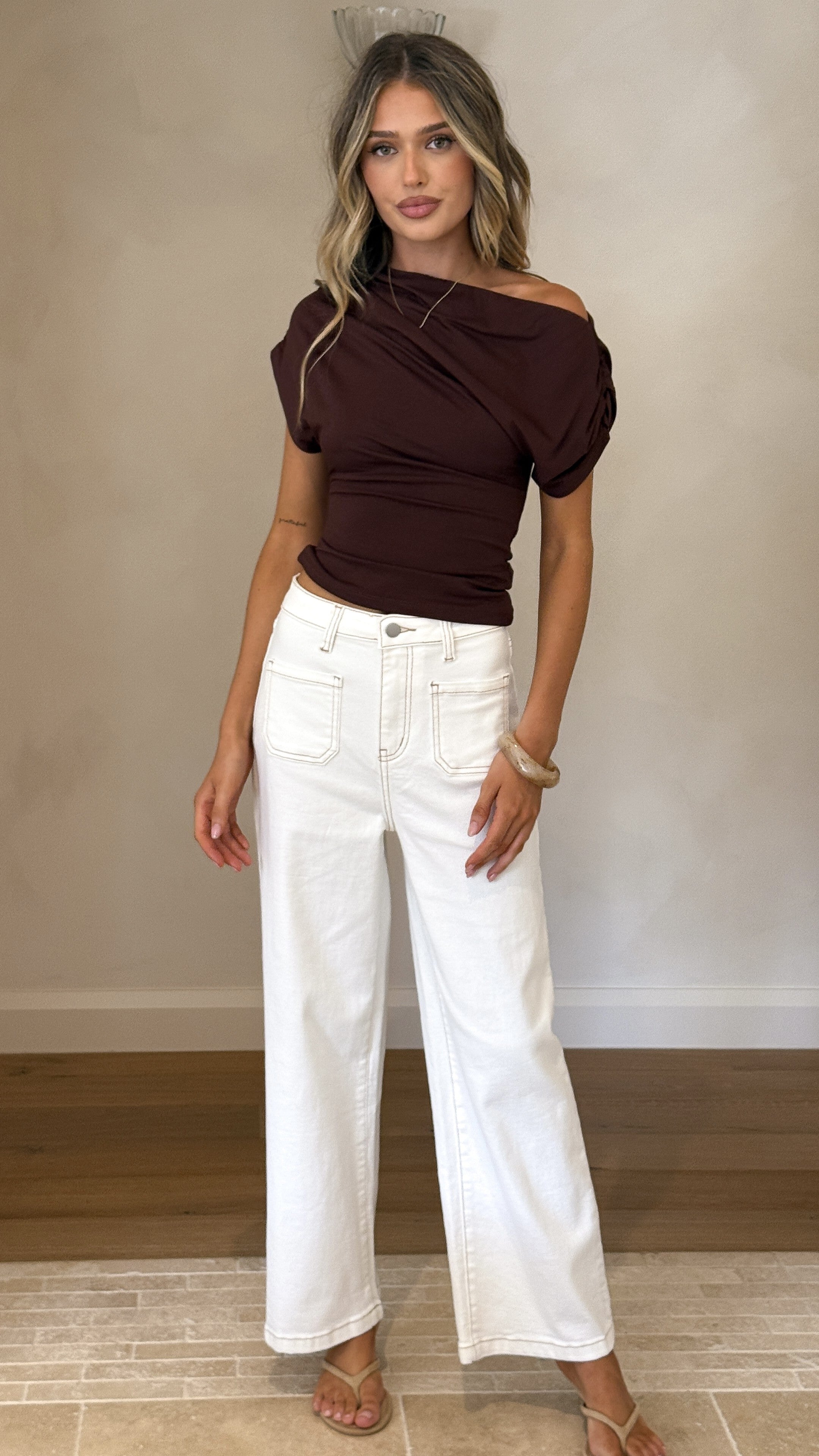 Macadrian Jeans - White Denim - Billy J