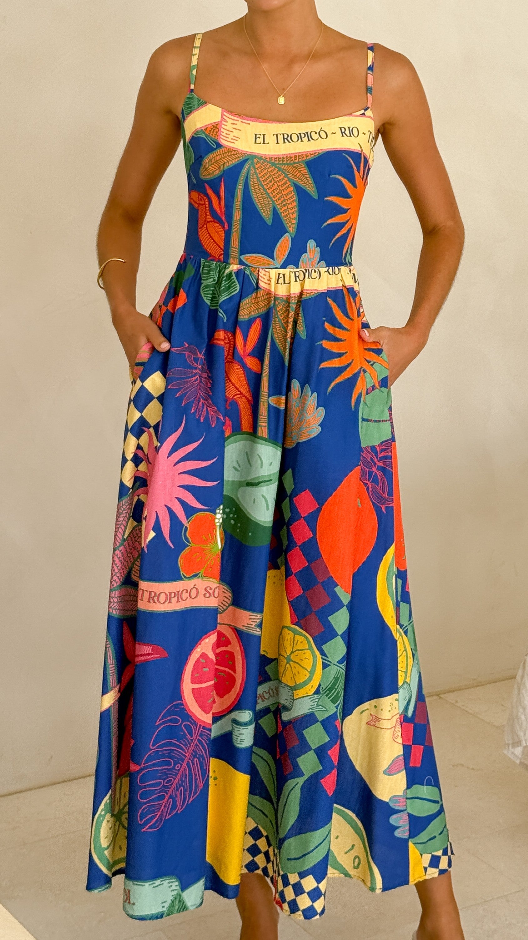 Martina Maxi Dress - Rio Print - Billy J