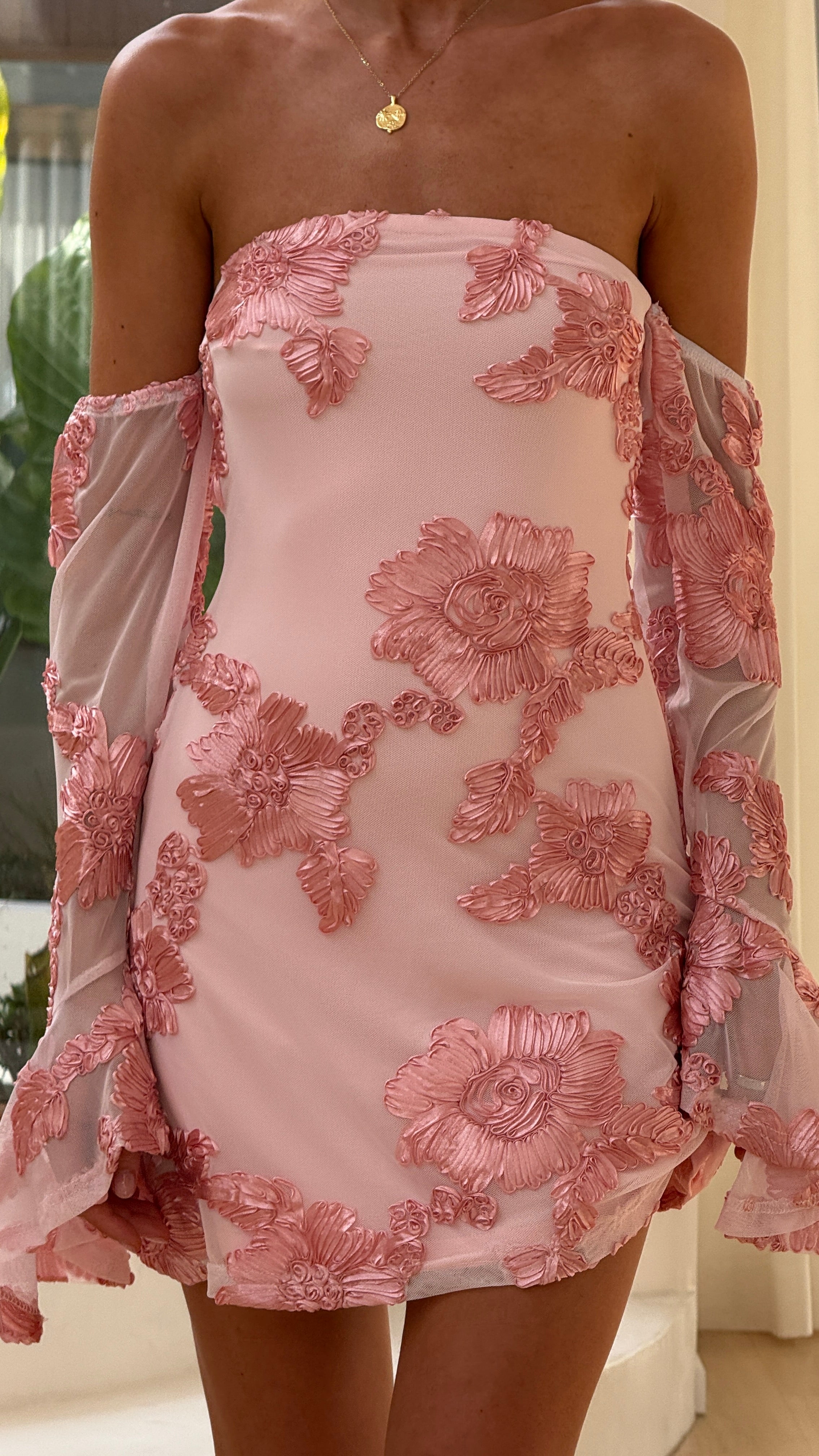 Nylah Mini Dress - Pink - Billy J