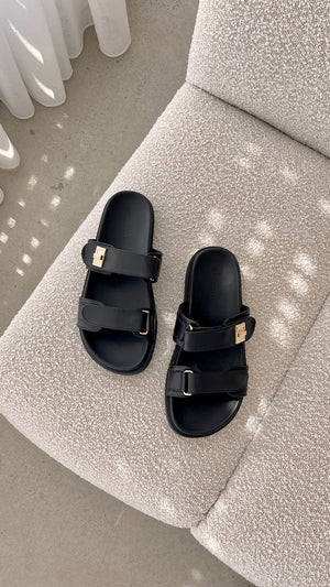 Amylee Slide - Black - Billy J