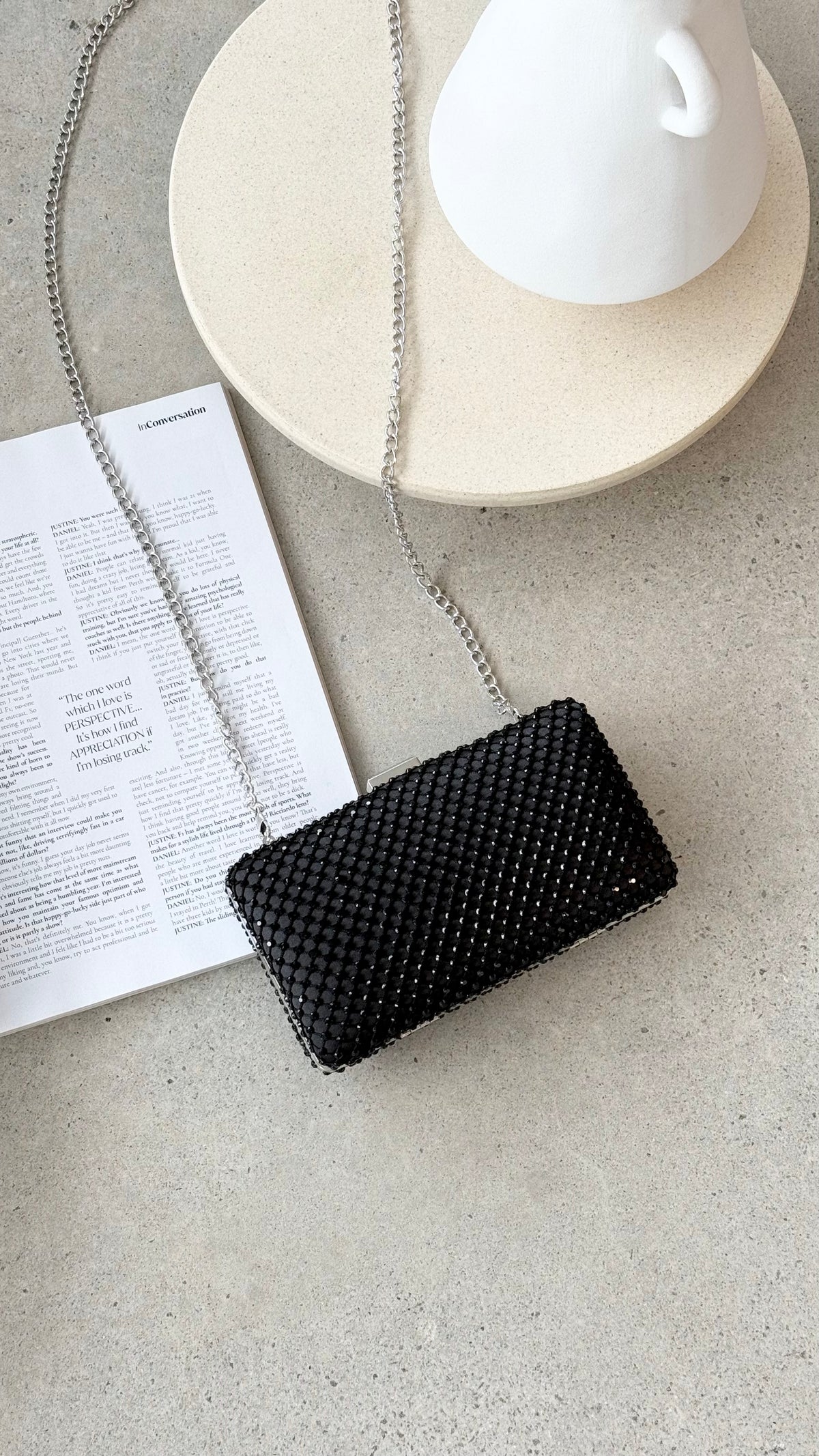 Sloan Clutch Bag - Black - Billy J