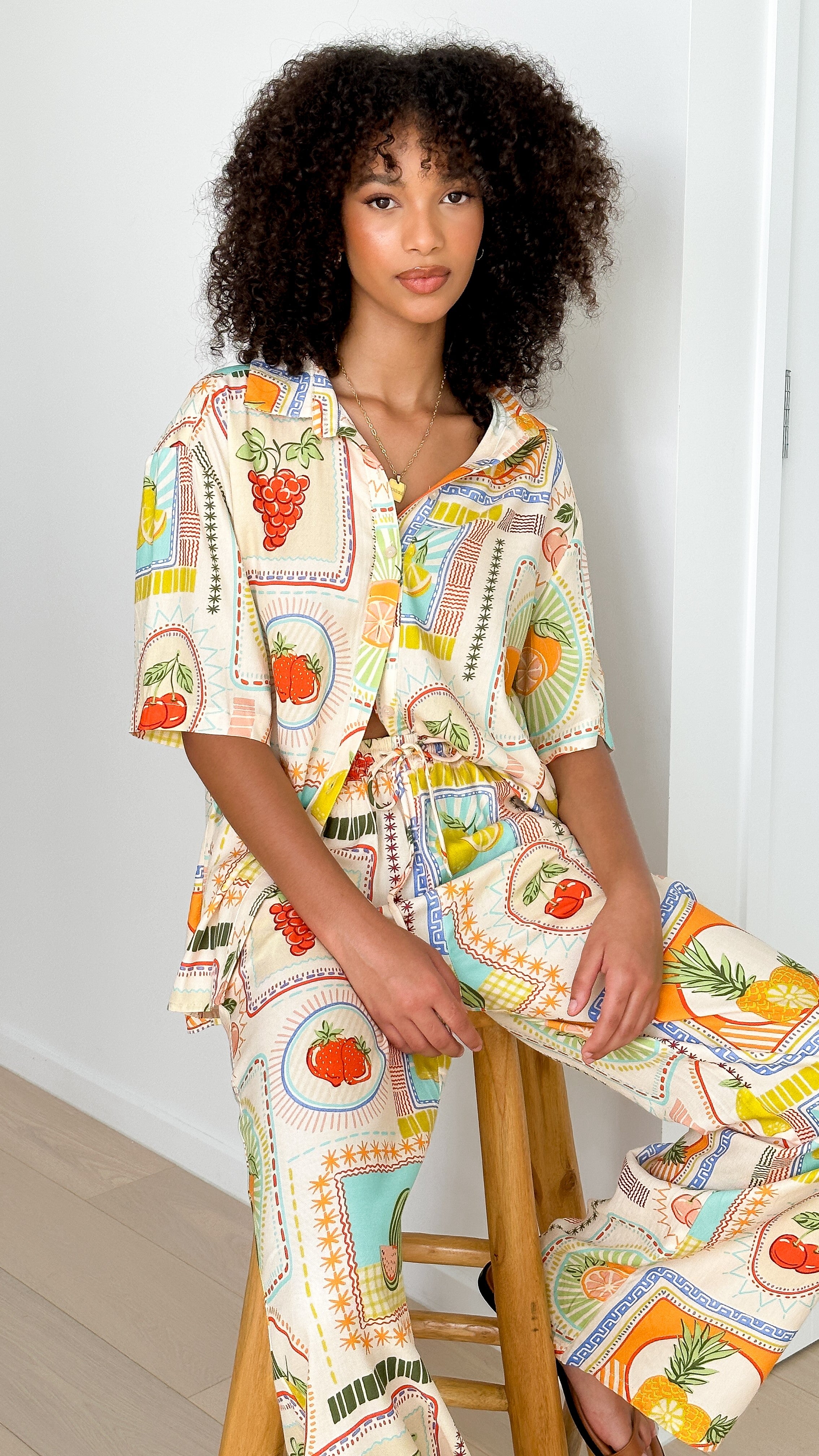 Agata Shirt - Agata Print - Billy J