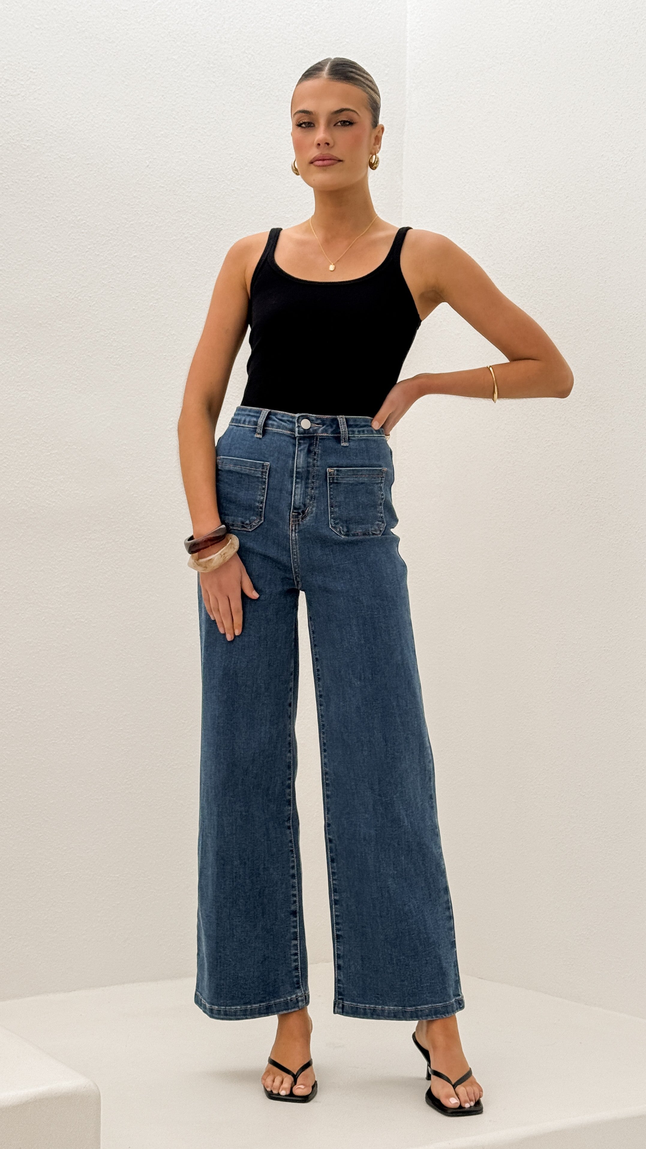 Macadrian Jeans - Mid Blue Denim - Billy J