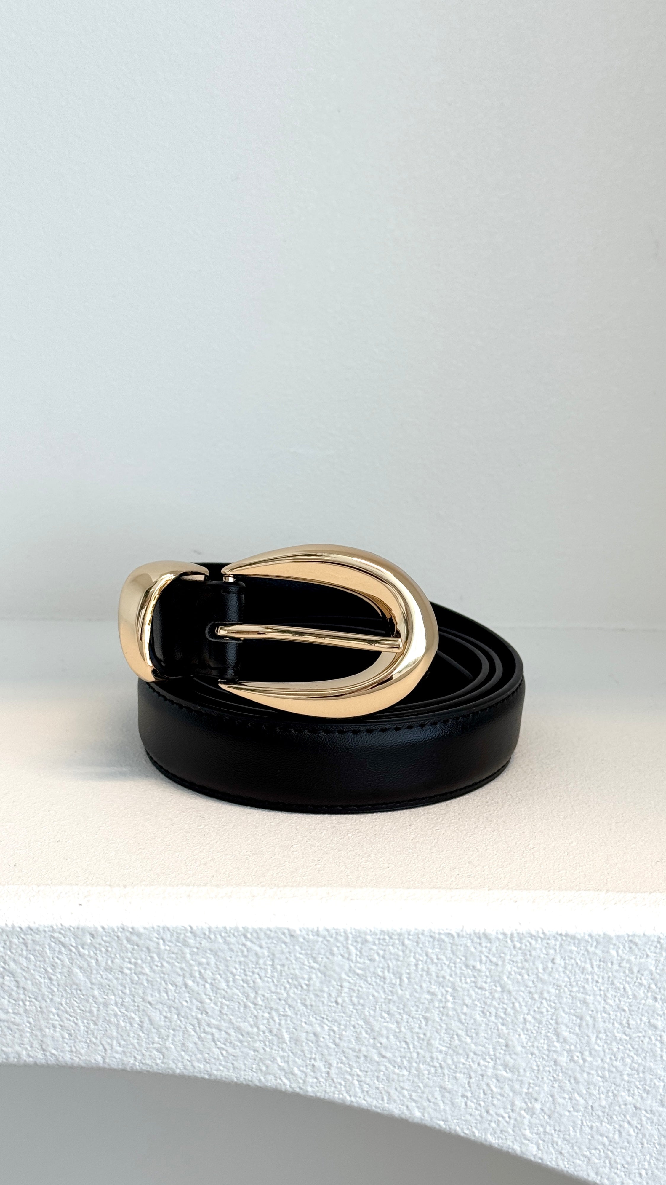 Haylee Belt - Black/Gold