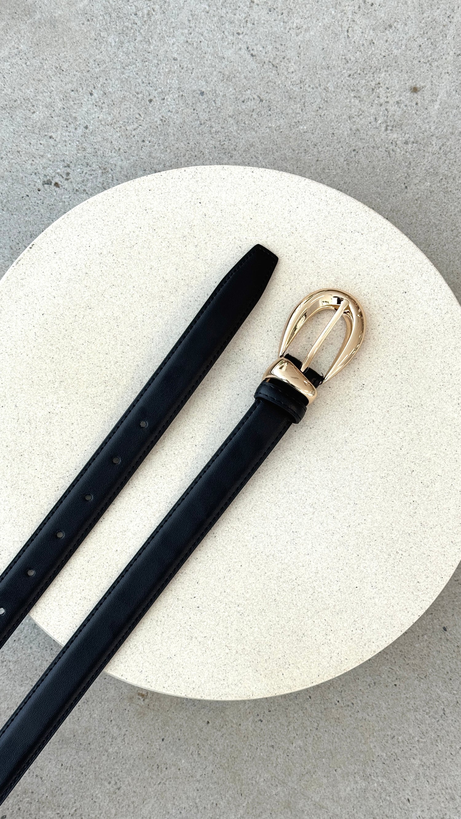 Haylee Belt - Black/Gold